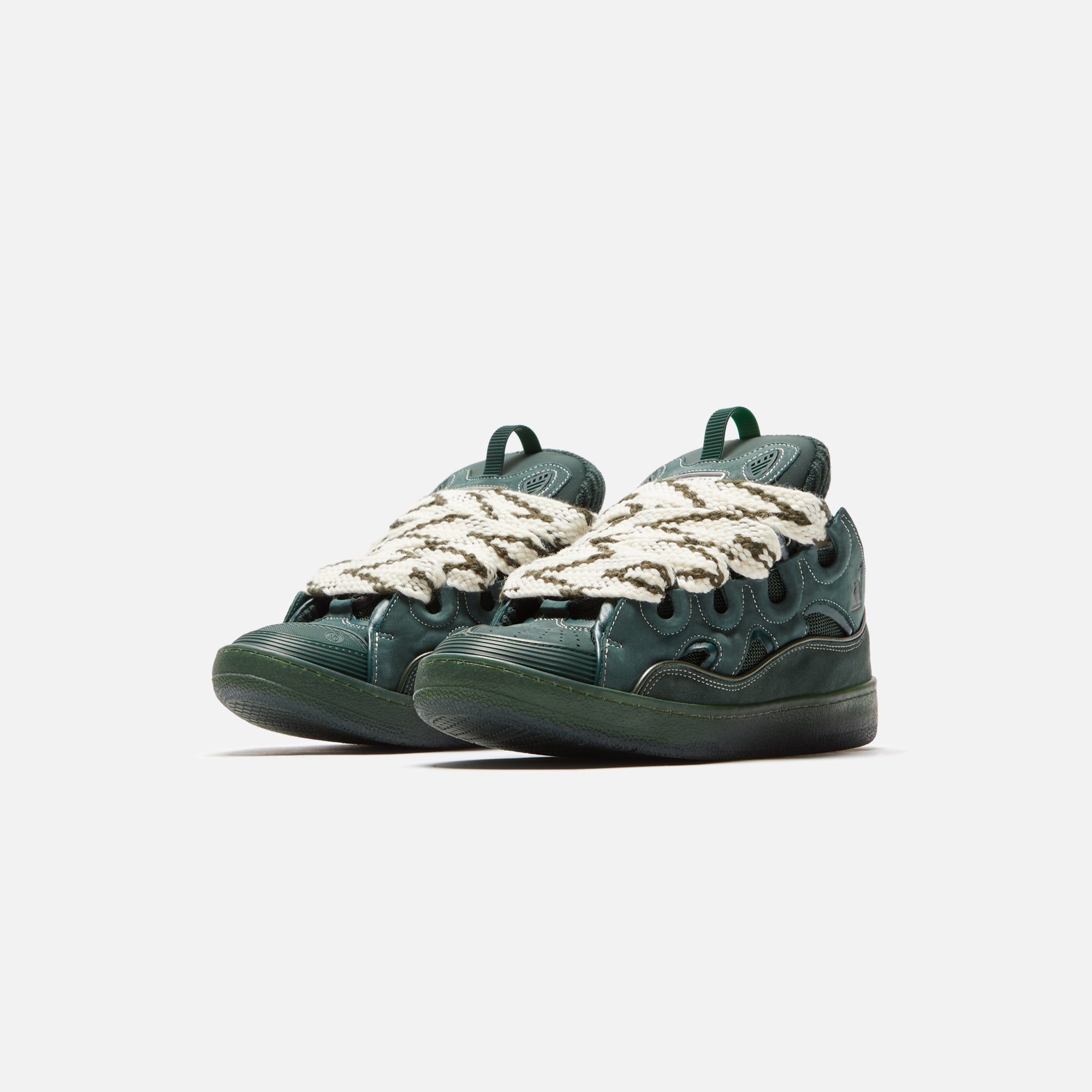 Lanvin Curb Sneaker - Dark Green – Kith