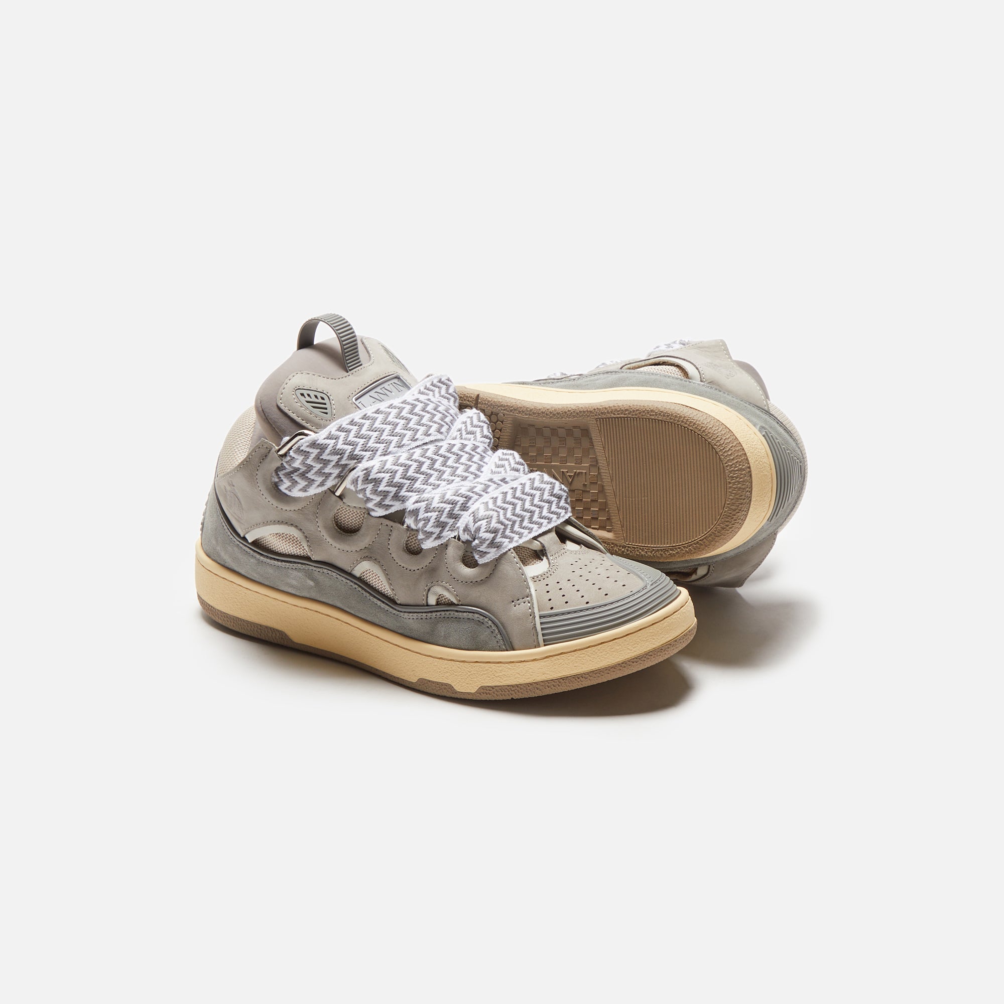Lanvin Curb Sneaker - Skate Grey – Kith