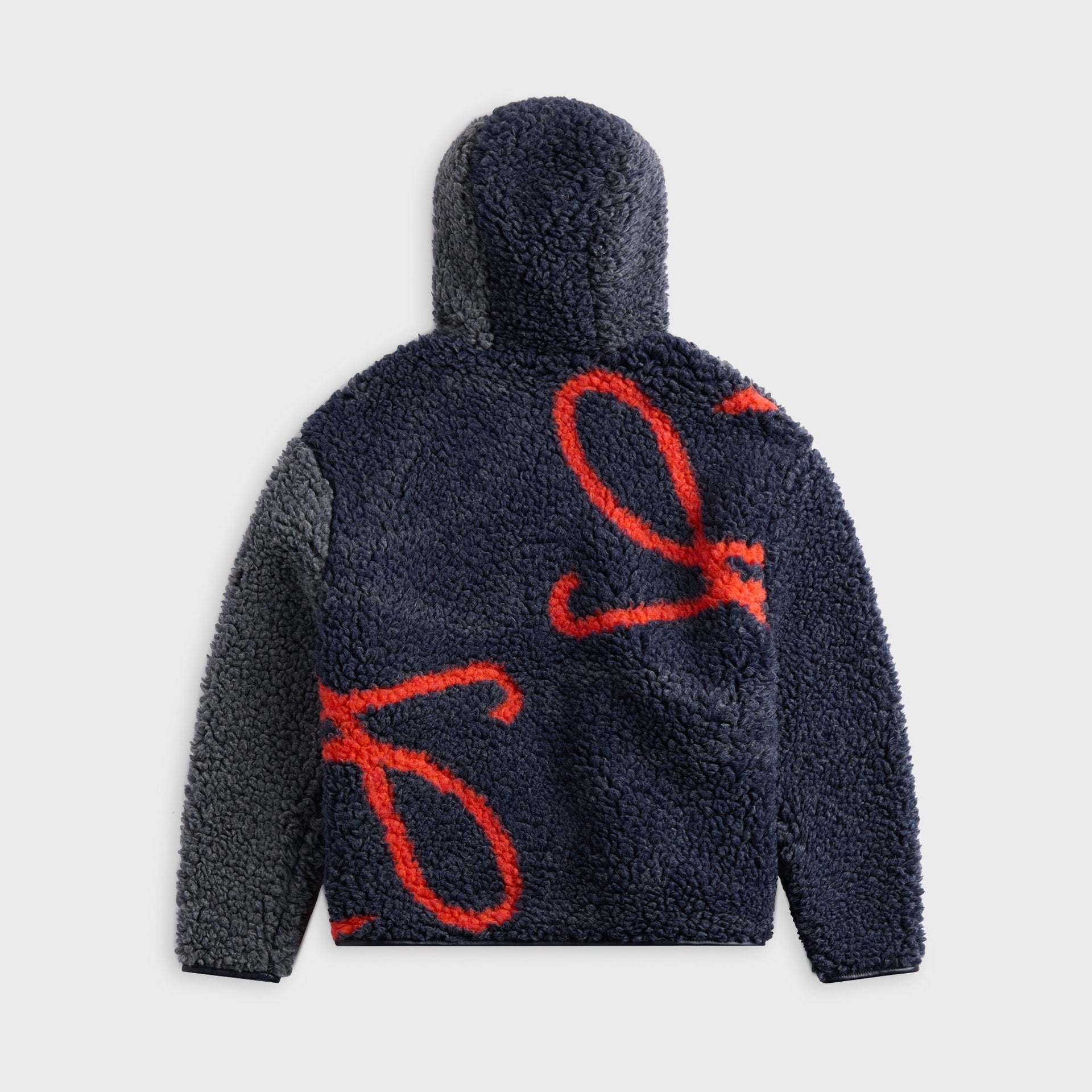 Loewe Hooded Jacket - Navy / Orange