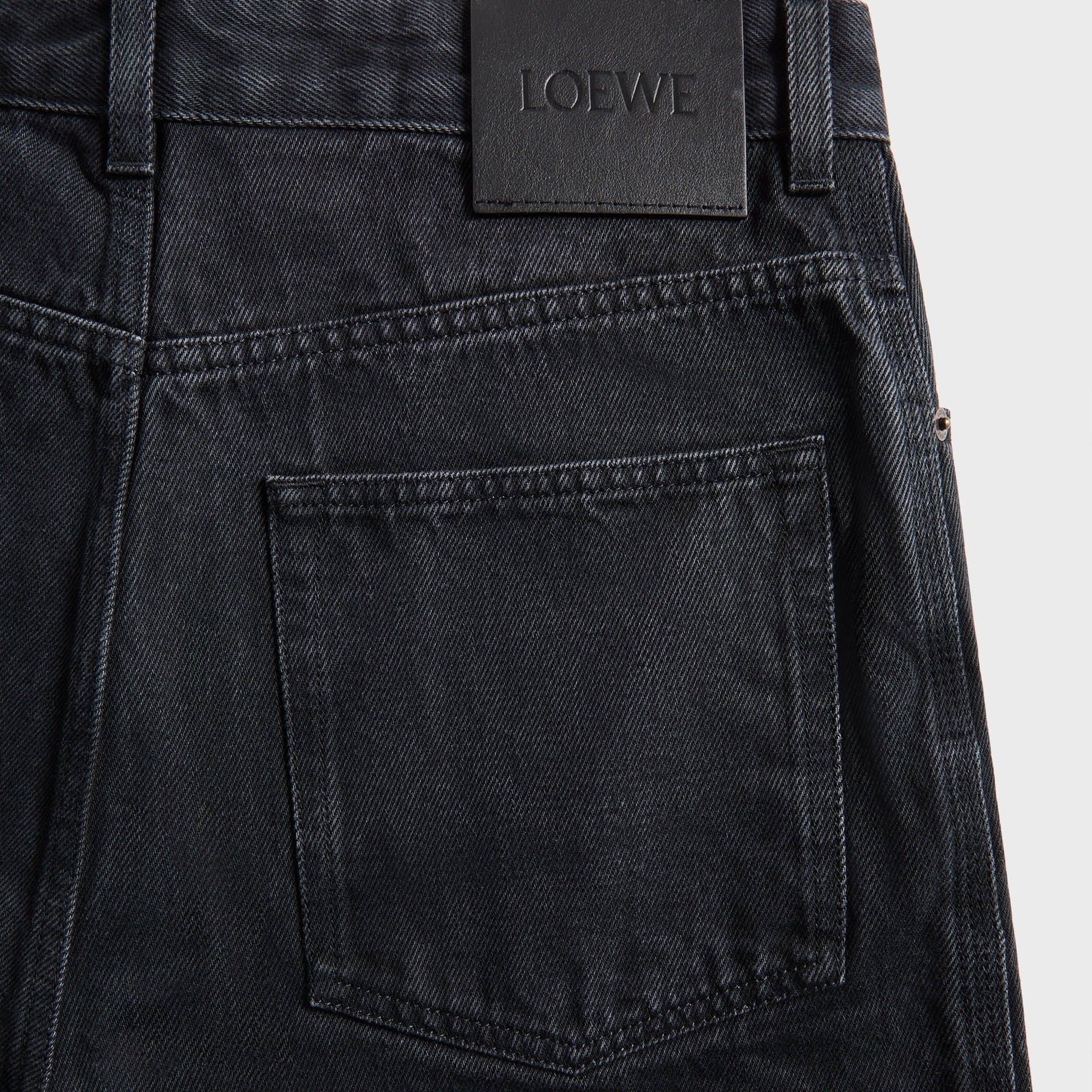 Loewe Anagram Baggy Jeans - Black