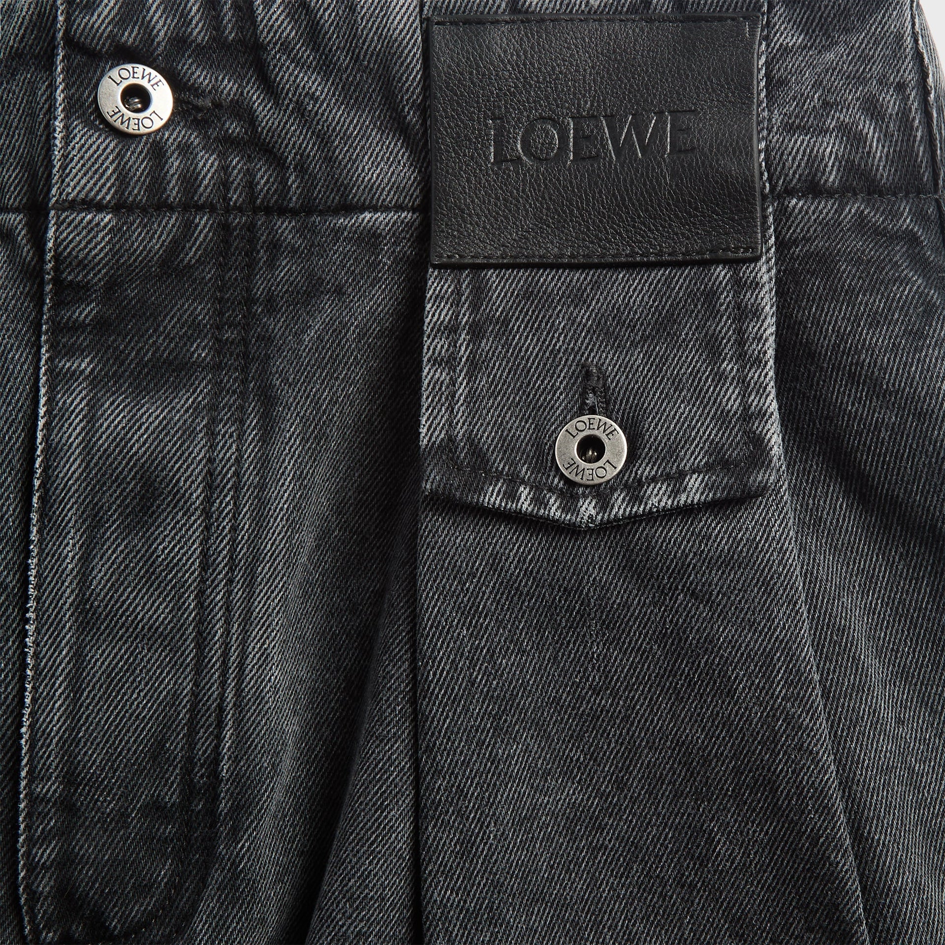 Loewe Pleated Jeans - Black