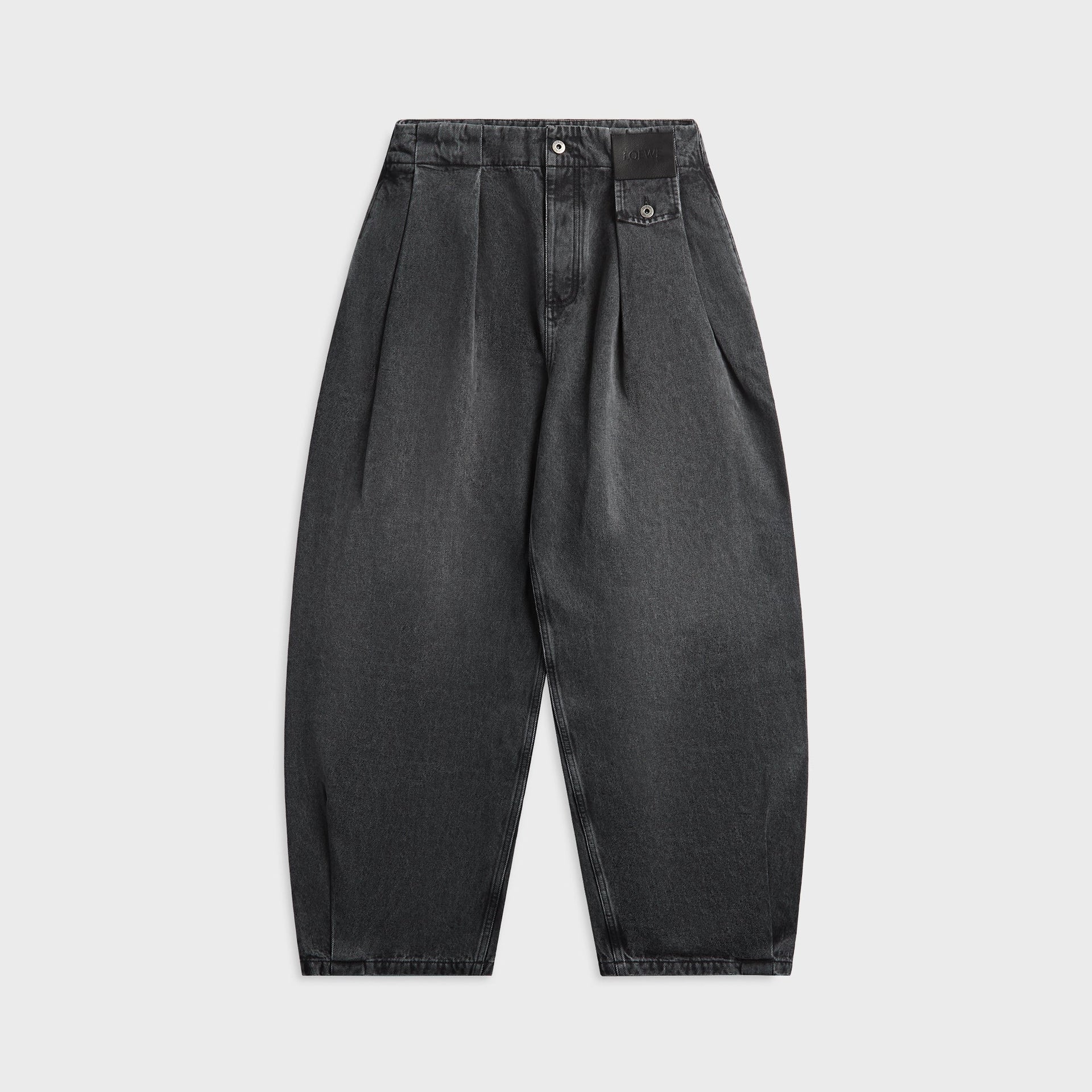 Loewe Pleated Jeans - Black