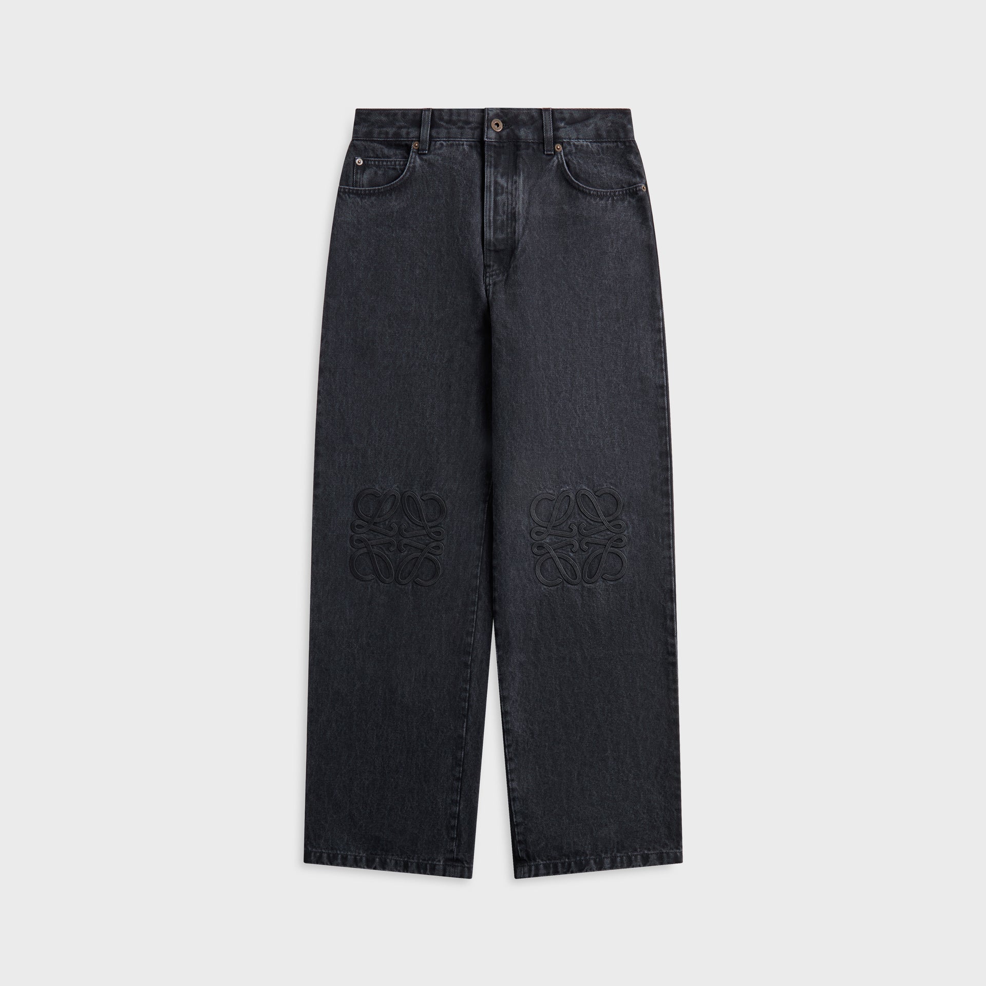 Loewe Anagram Baggy Jean - Black