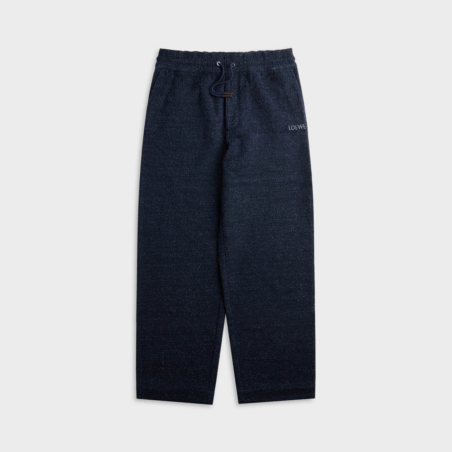 Loewe Denim Drawstring Trouser - Dark Denim Blue