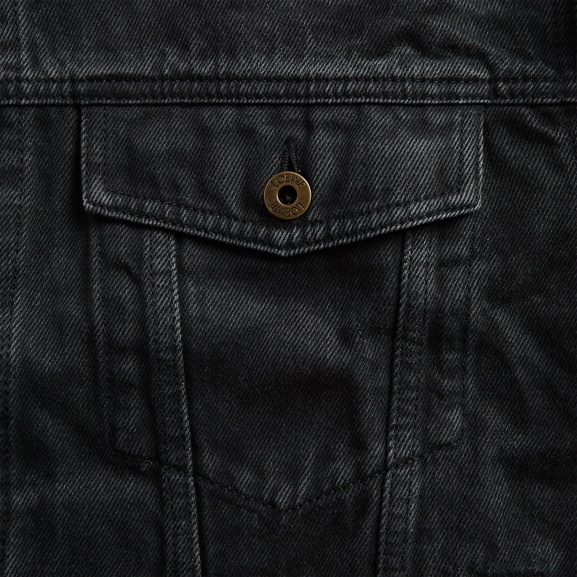 Loewe Anagram Denim Jacket - Black