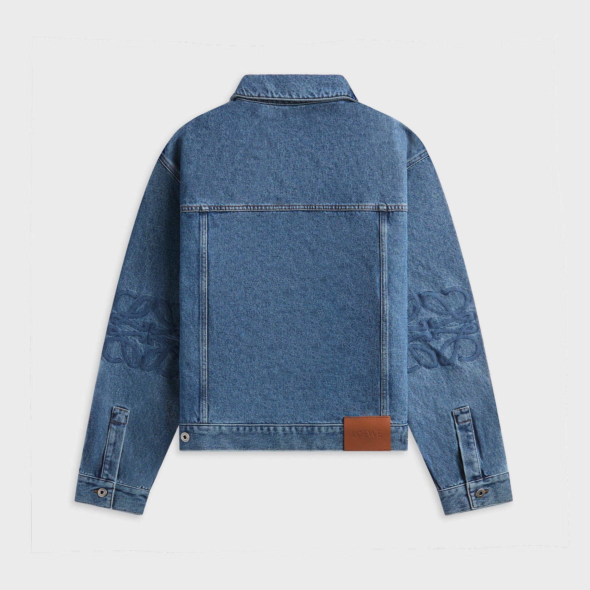 Loewe Anagram Denim Jacket - Jeans Blue