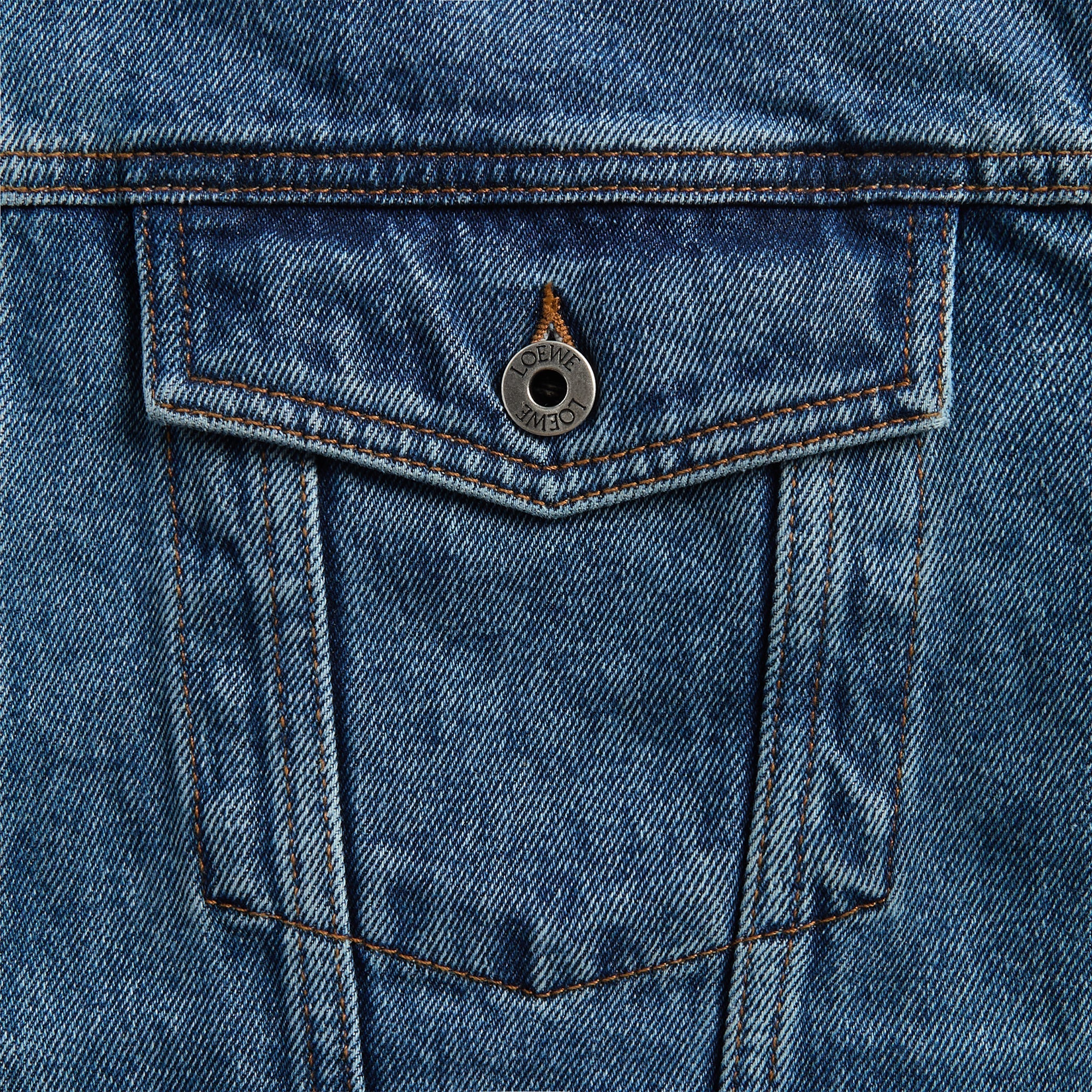 Loewe Anagram Denim Jacket - Jeans Blue – Kith