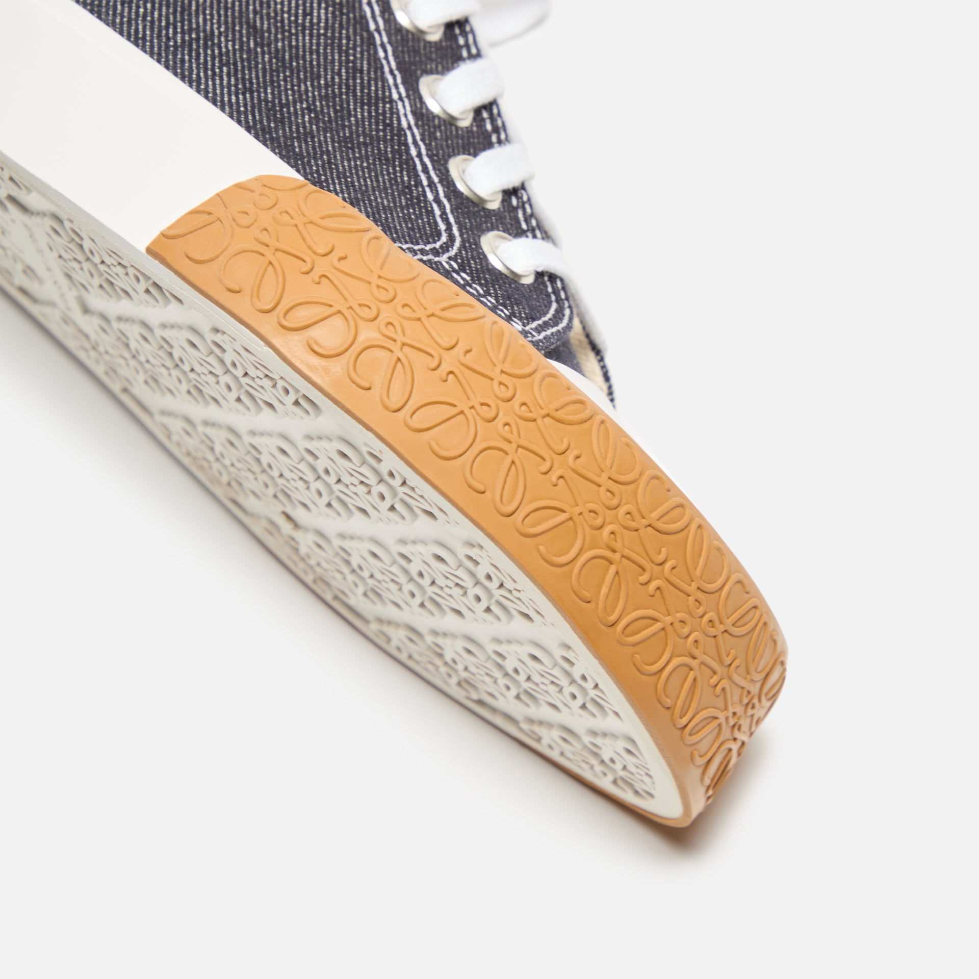 Loewe Bloc Lace Up Sneaker - Raw Denim