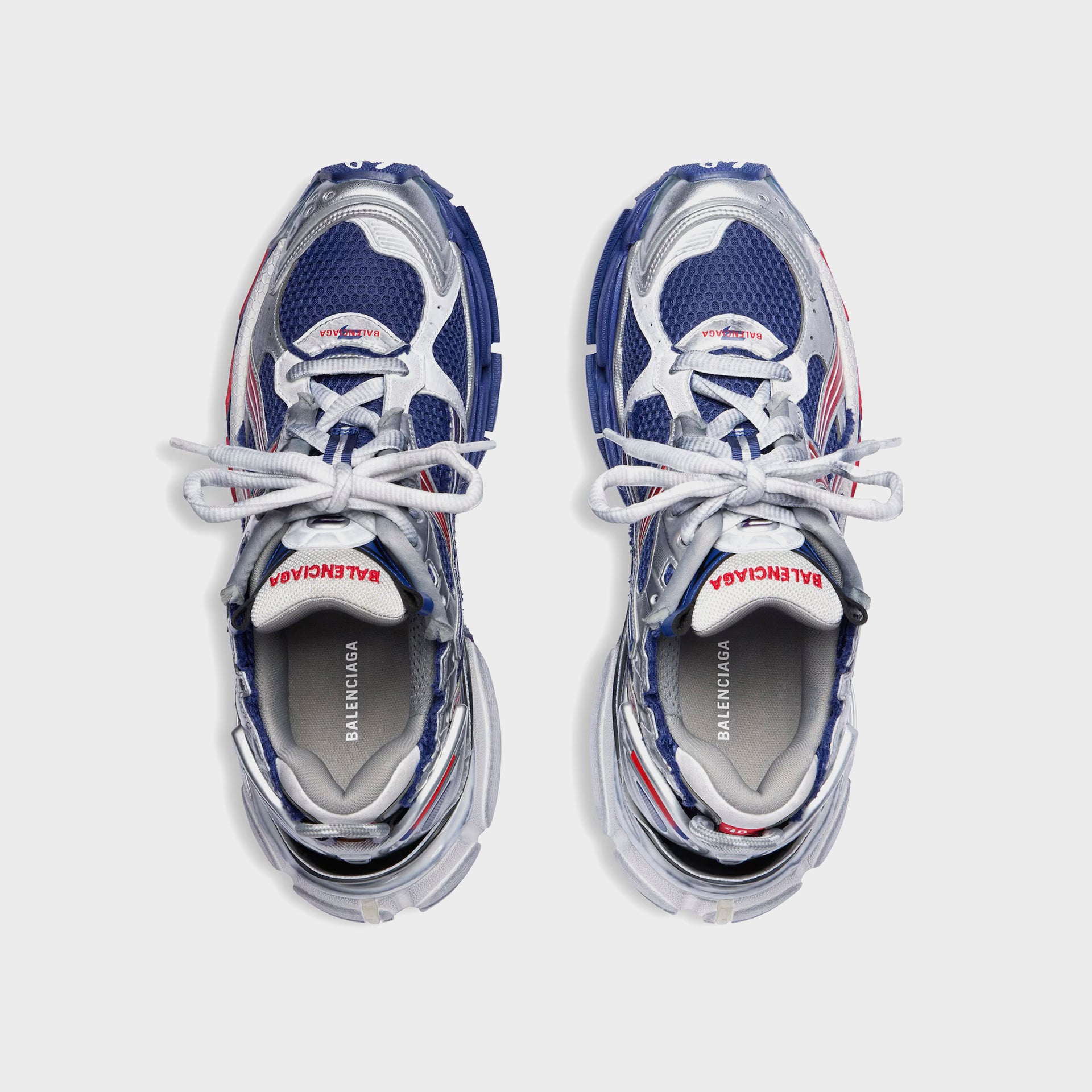 Balenciaga Runner Gradient - Navy / Red / Grey
