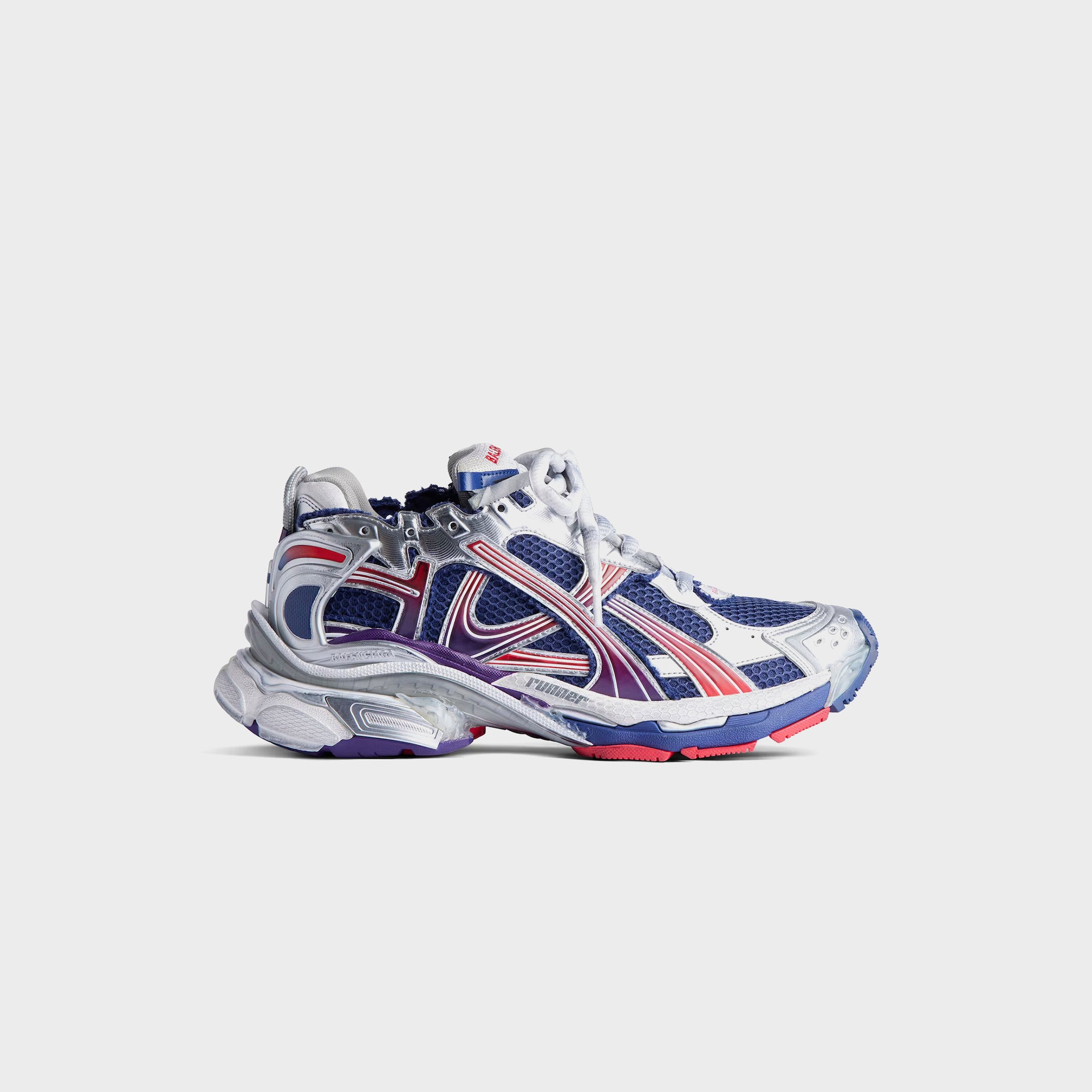 Balenciaga Runner Gradient - Navy / Red / Grey