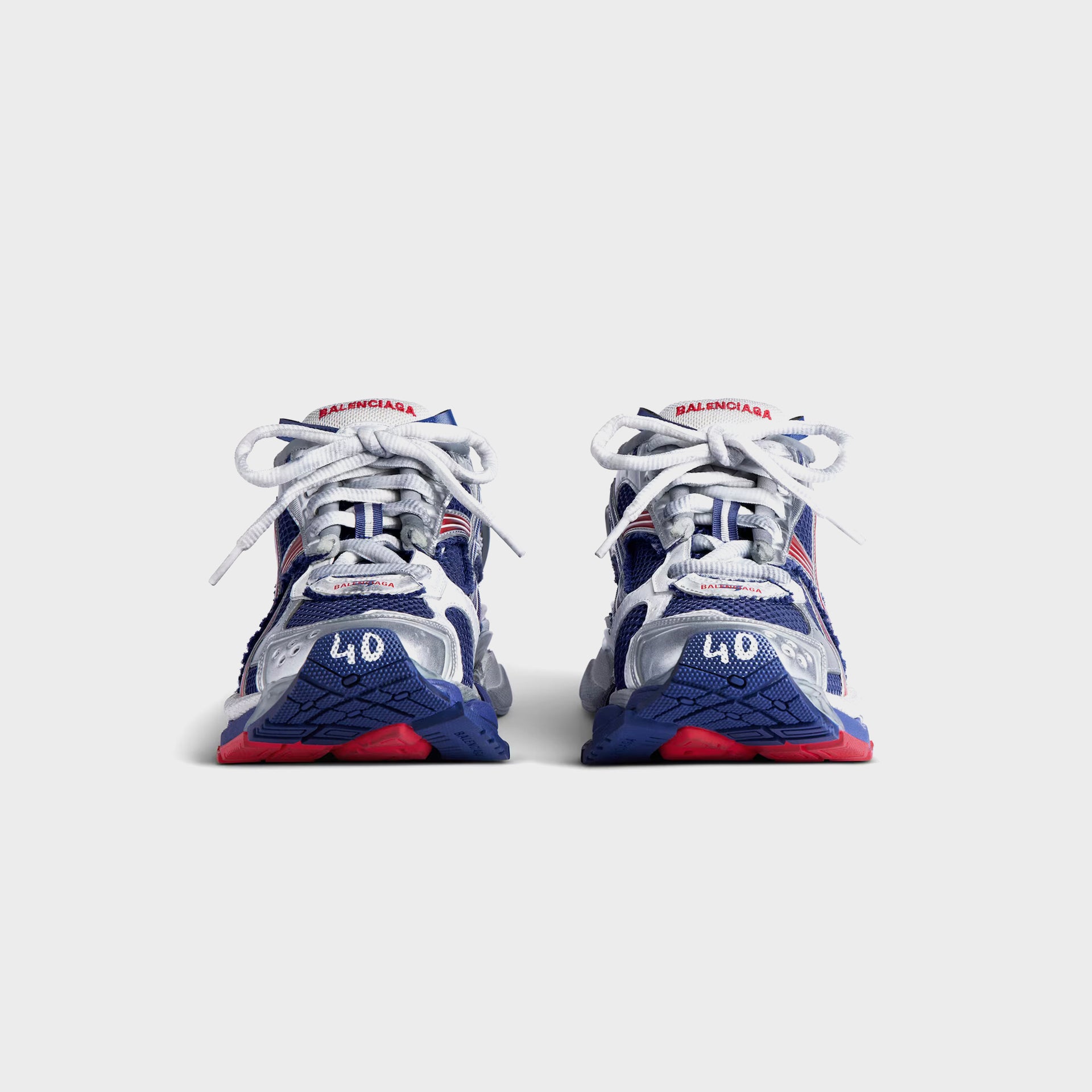 Balenciaga Runner Gradient - Navy / Red / Grey