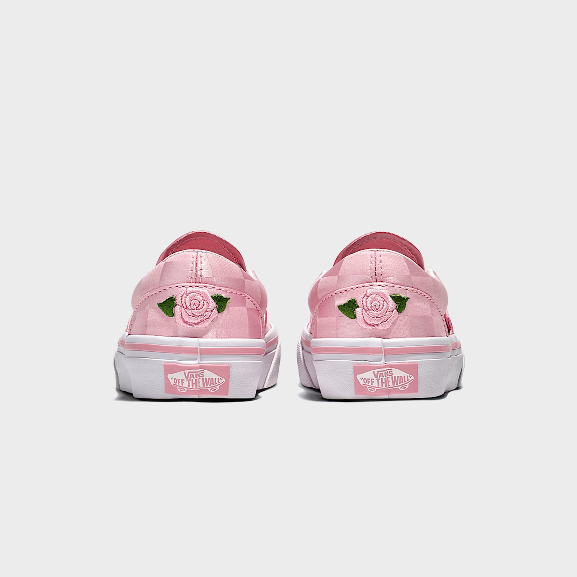VANS PS Classic Slip-On Satin - Rose Pink / White