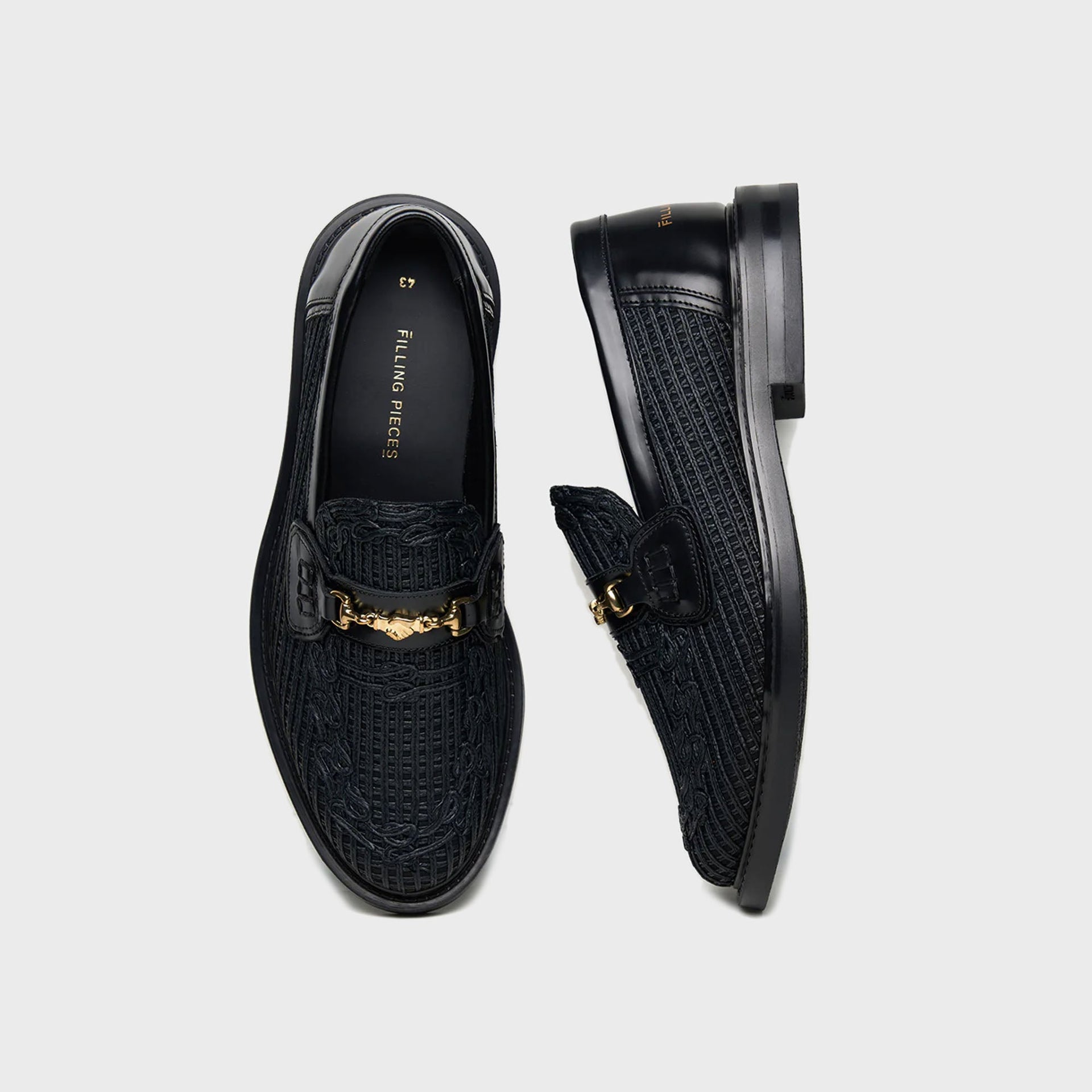 Filling Pieces Loafer Panier - Black