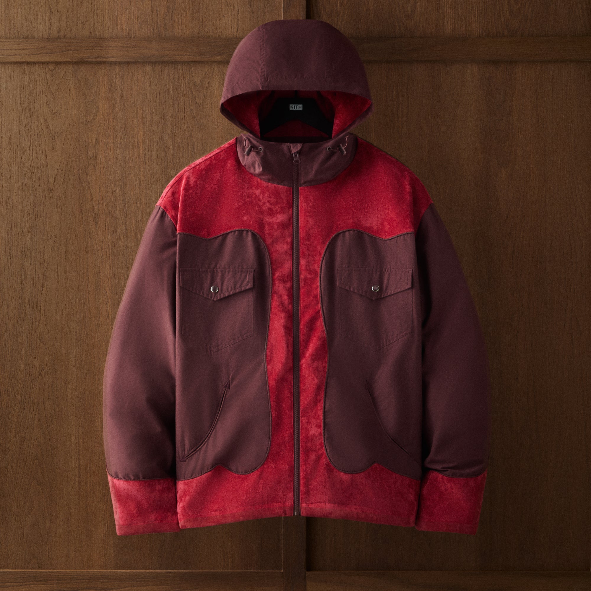Kith & New Balance Poplin Mix Madison VI Jacket - Spring Juniper