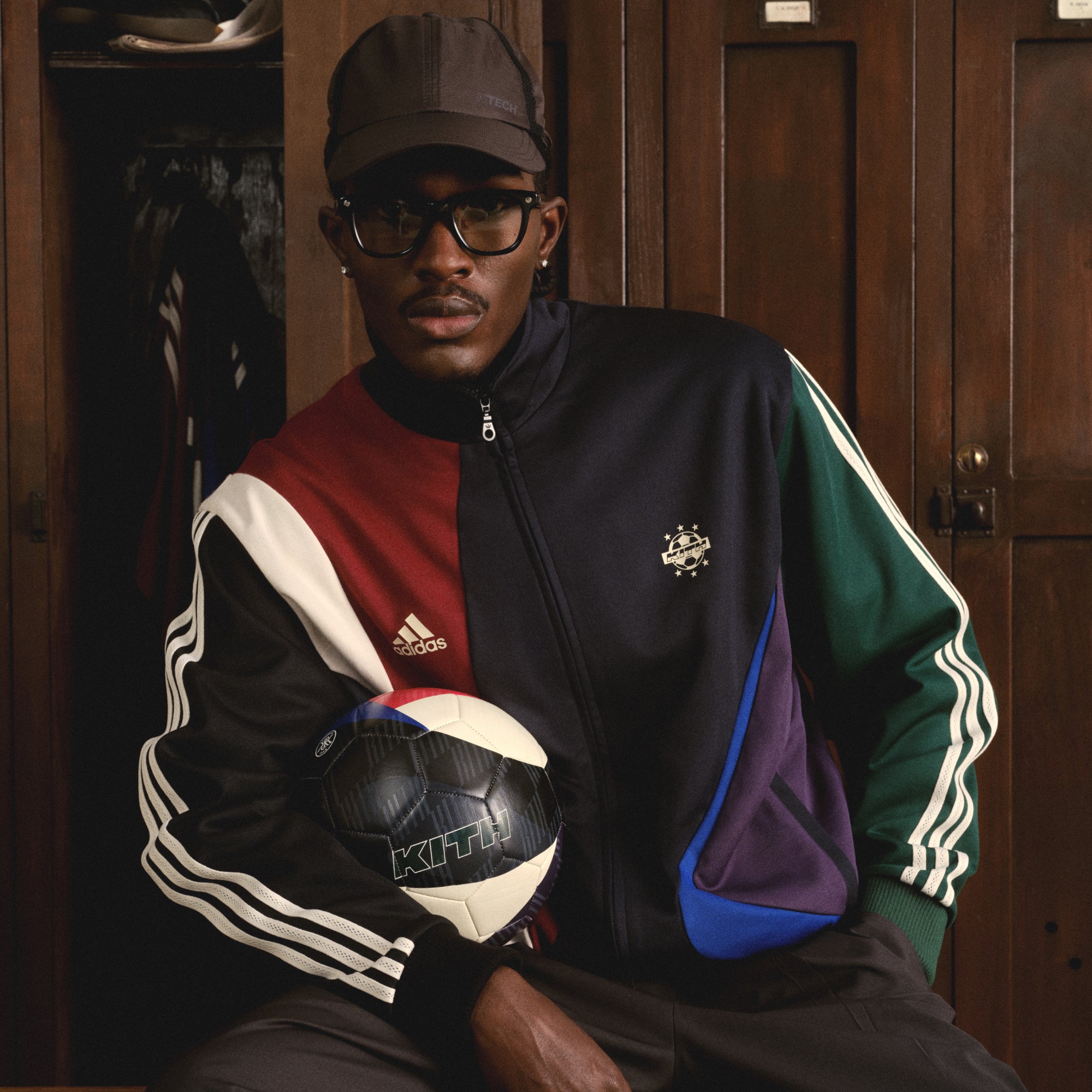トップス Kith adidas Football Knit FullZip Jacket Kith for adidas Football Knit Full-Zip Jacket - Legend Ink