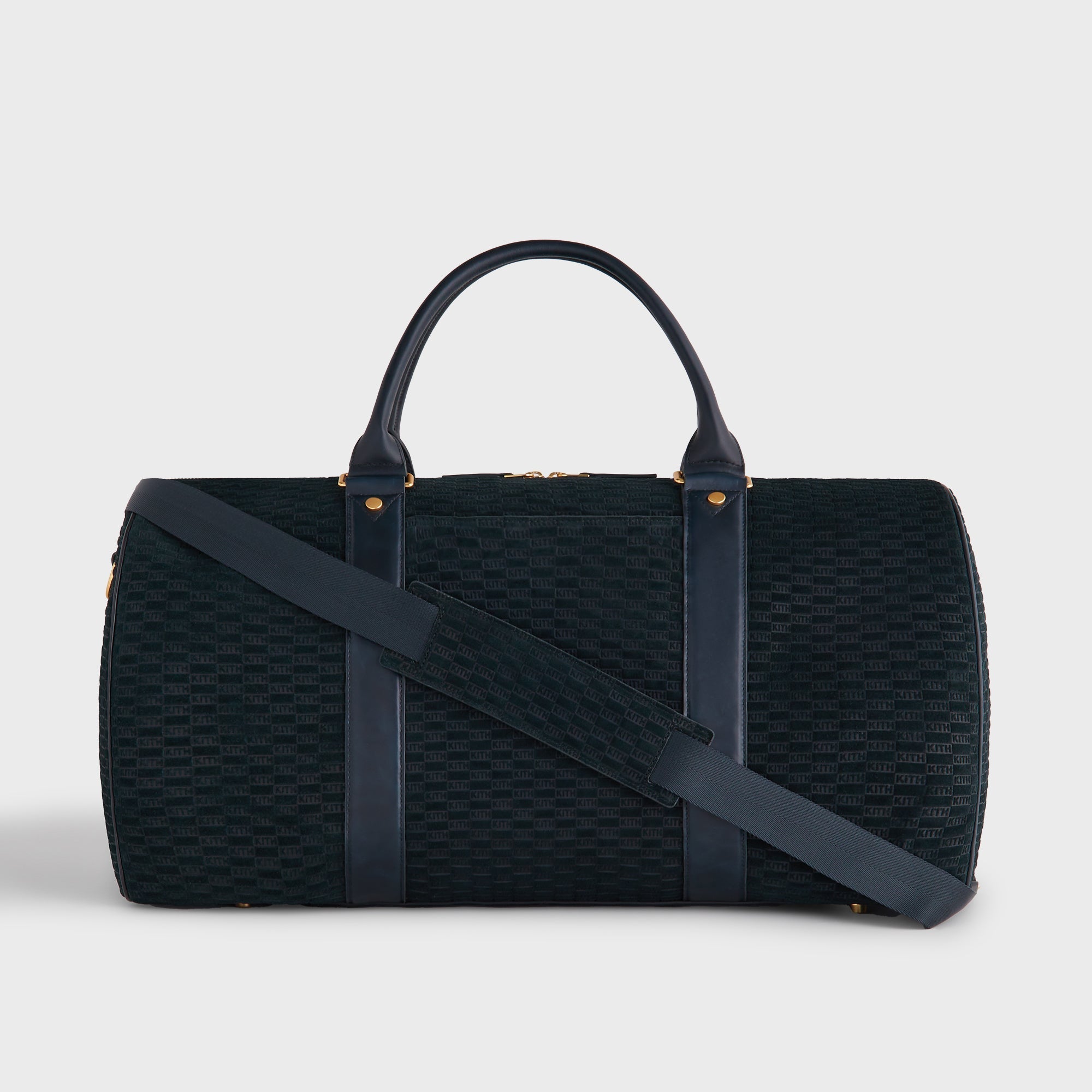 バッグ Kith Monogram Saffiano Mini Pouch Black Kith Monogram Saffiano Mini Pouch - Whirl