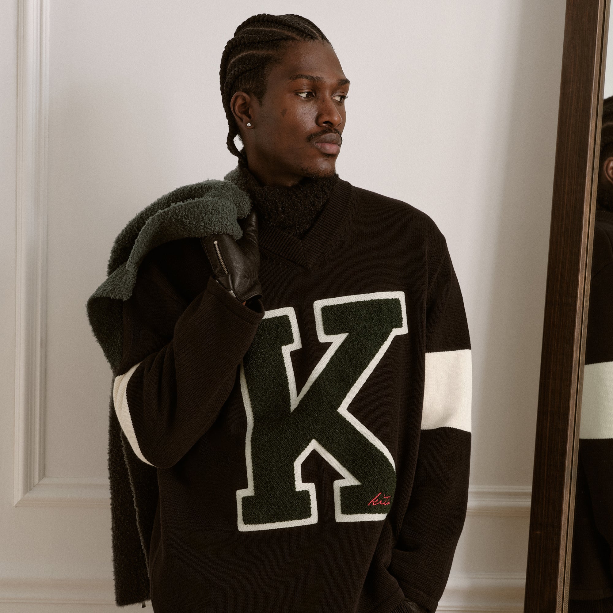 Kith for adidas Football Knit Full-Zip Jacket - Legend Ink
