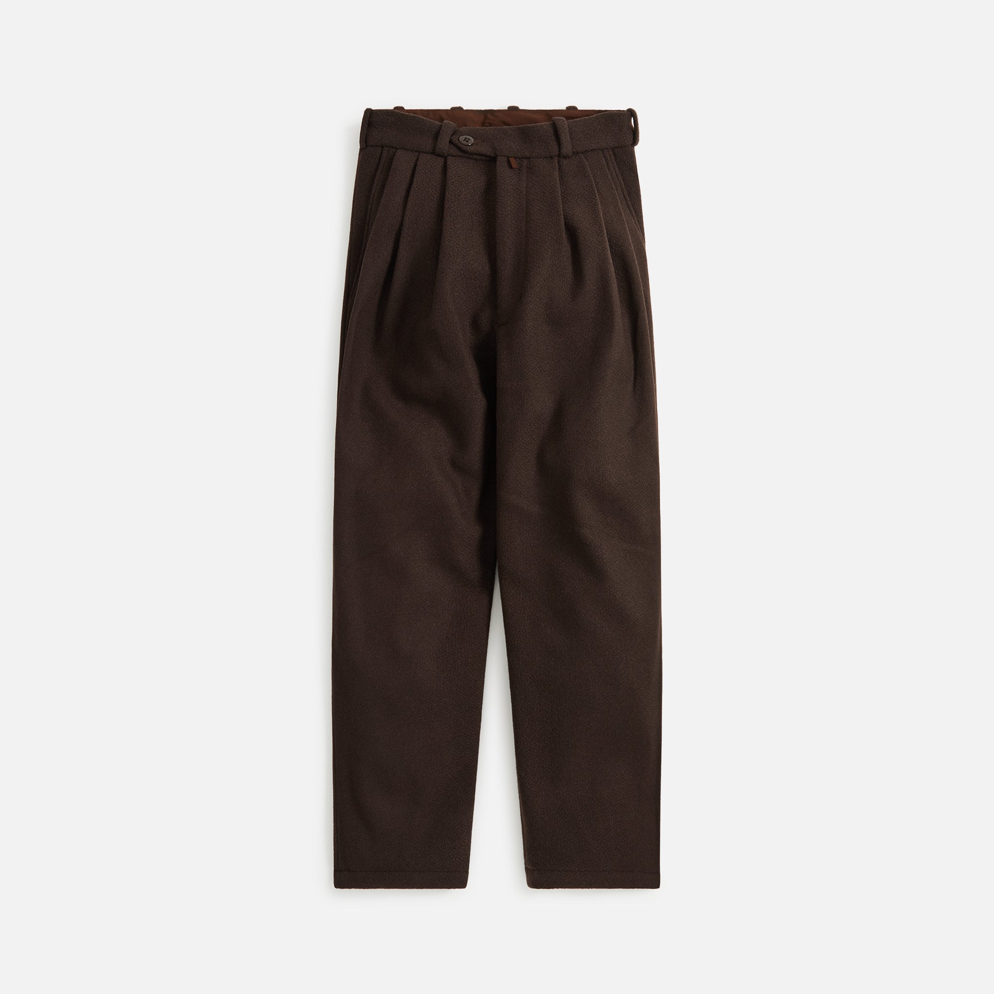Monitaly Triple Tuck Wide Pants - Vicente Brown – Kith