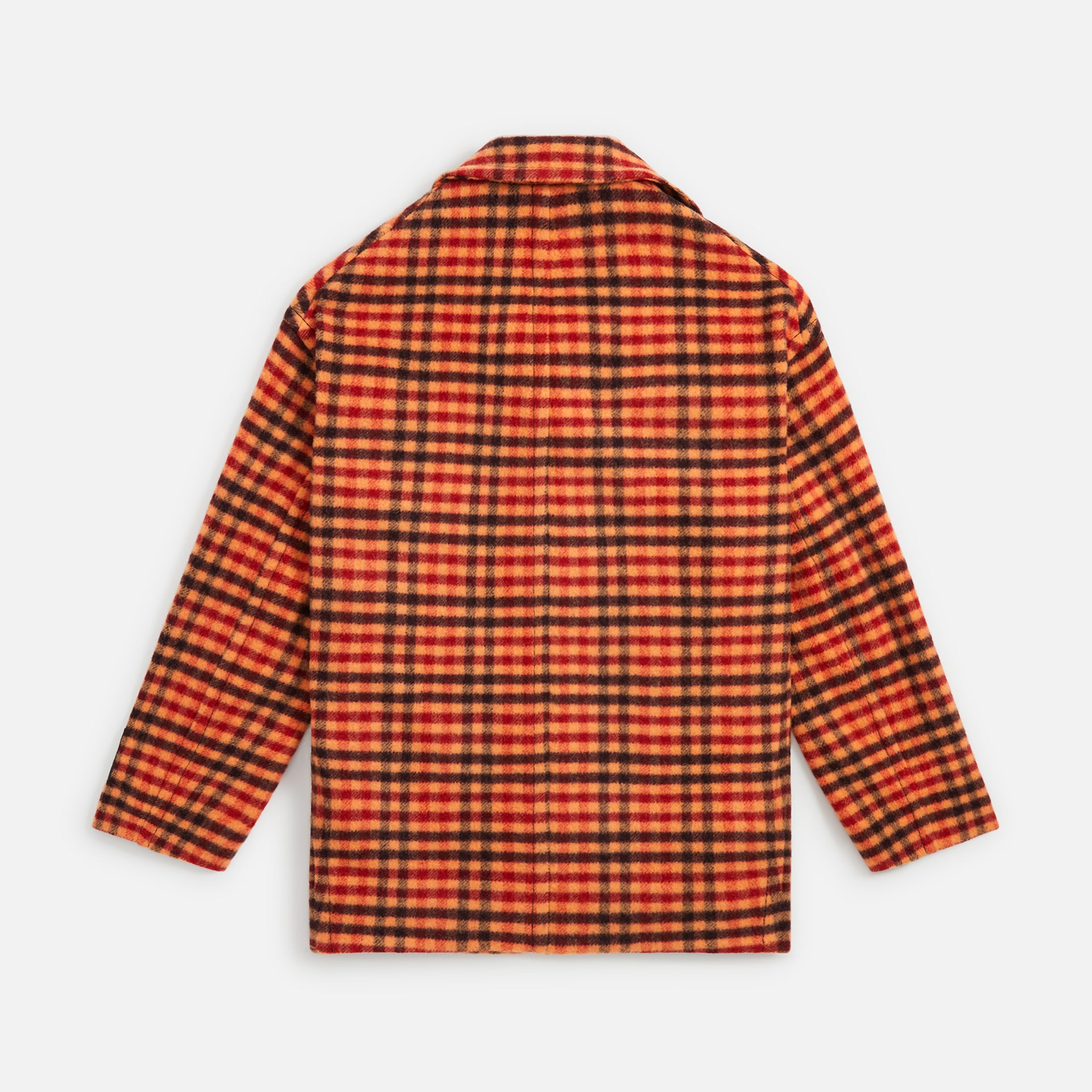 Marni Striped Mohair Coat - Light Orange