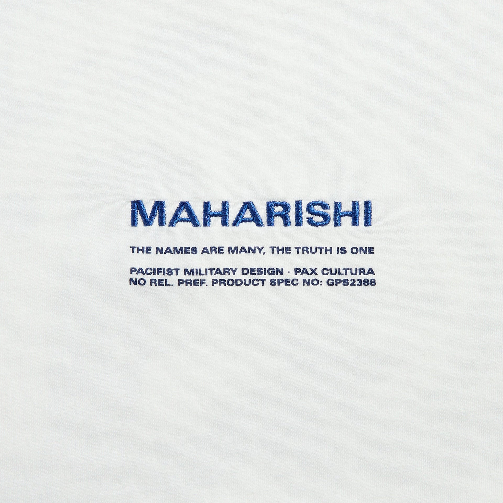 Maharishi 1453 Less Dangerous Tee in White