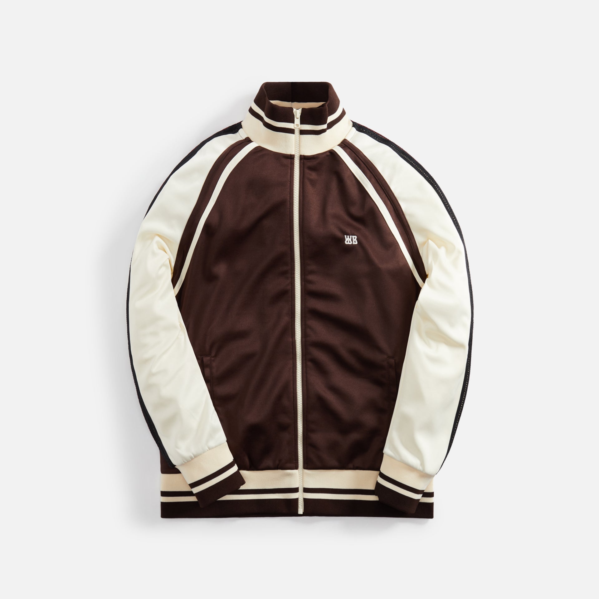 Wales Bonner Kola Tracktop - Brown / Ivory