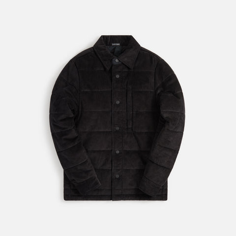 Maharishi Hemp Cord Padded Shirt - Black