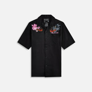 Maharishi Dual Panthers Camp Collar Shirt - Black