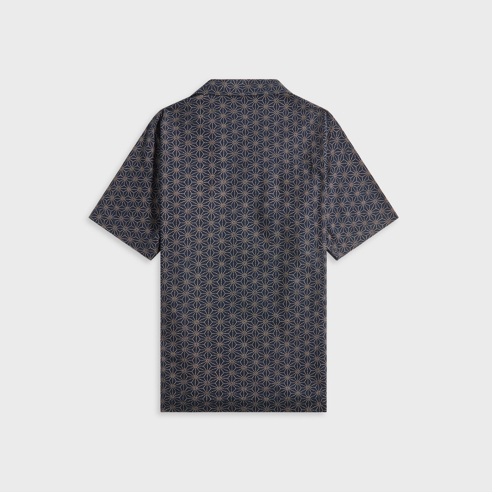 Maharishi Wagara Camp Collar Shirt in Navy