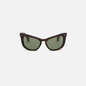 Bottega Veneta Acetate Racing Frame Sunglasses - Brown – Kith