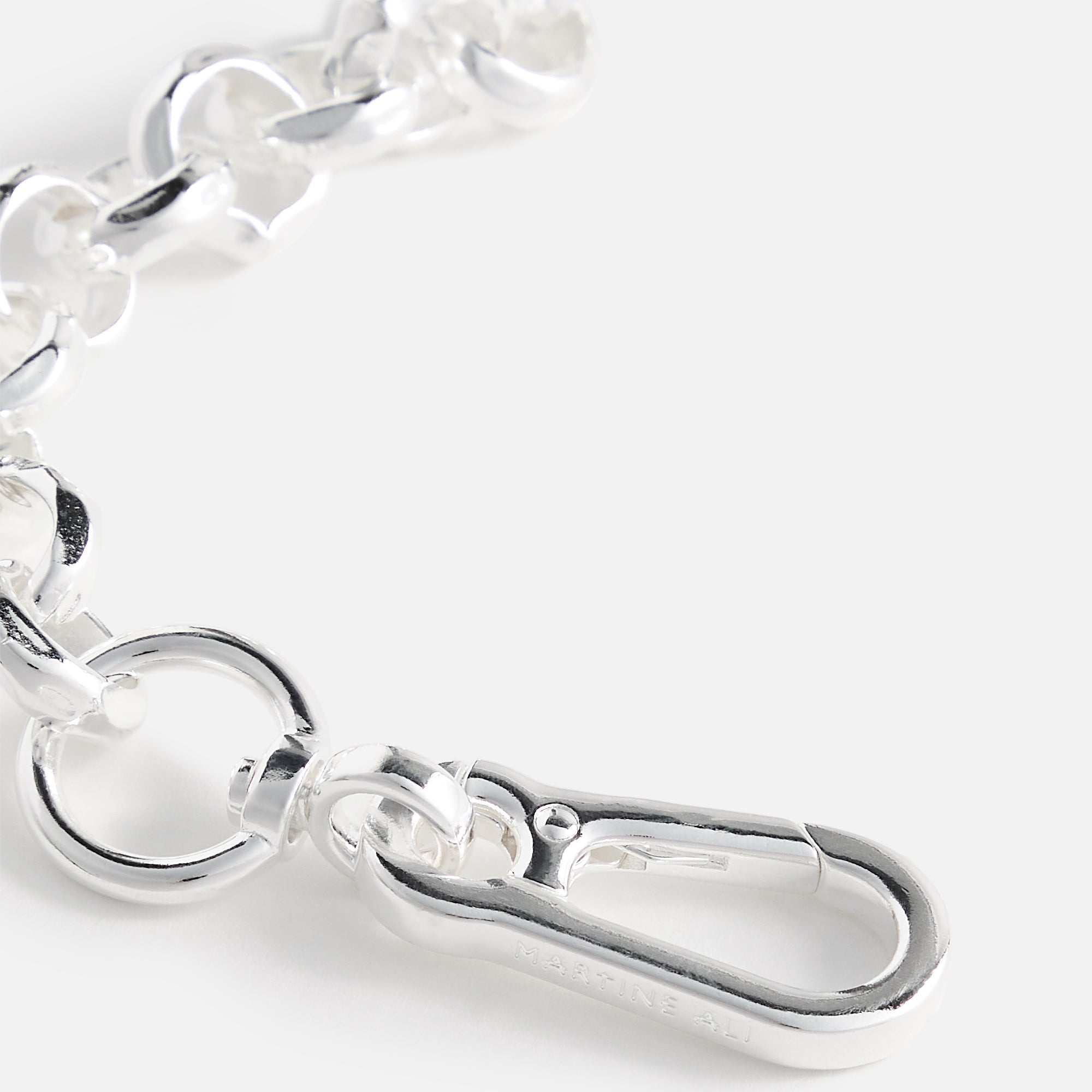 Martine Ali Rolo Hardware Bracelet - Silver – Kith