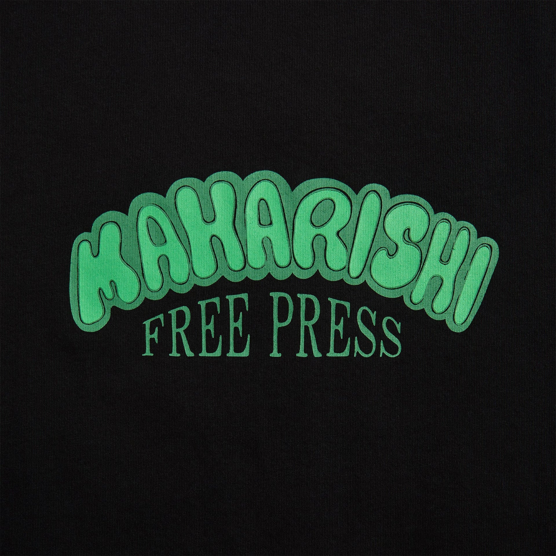 Maharishi 2204 Grunt Free Press Tee - Black
