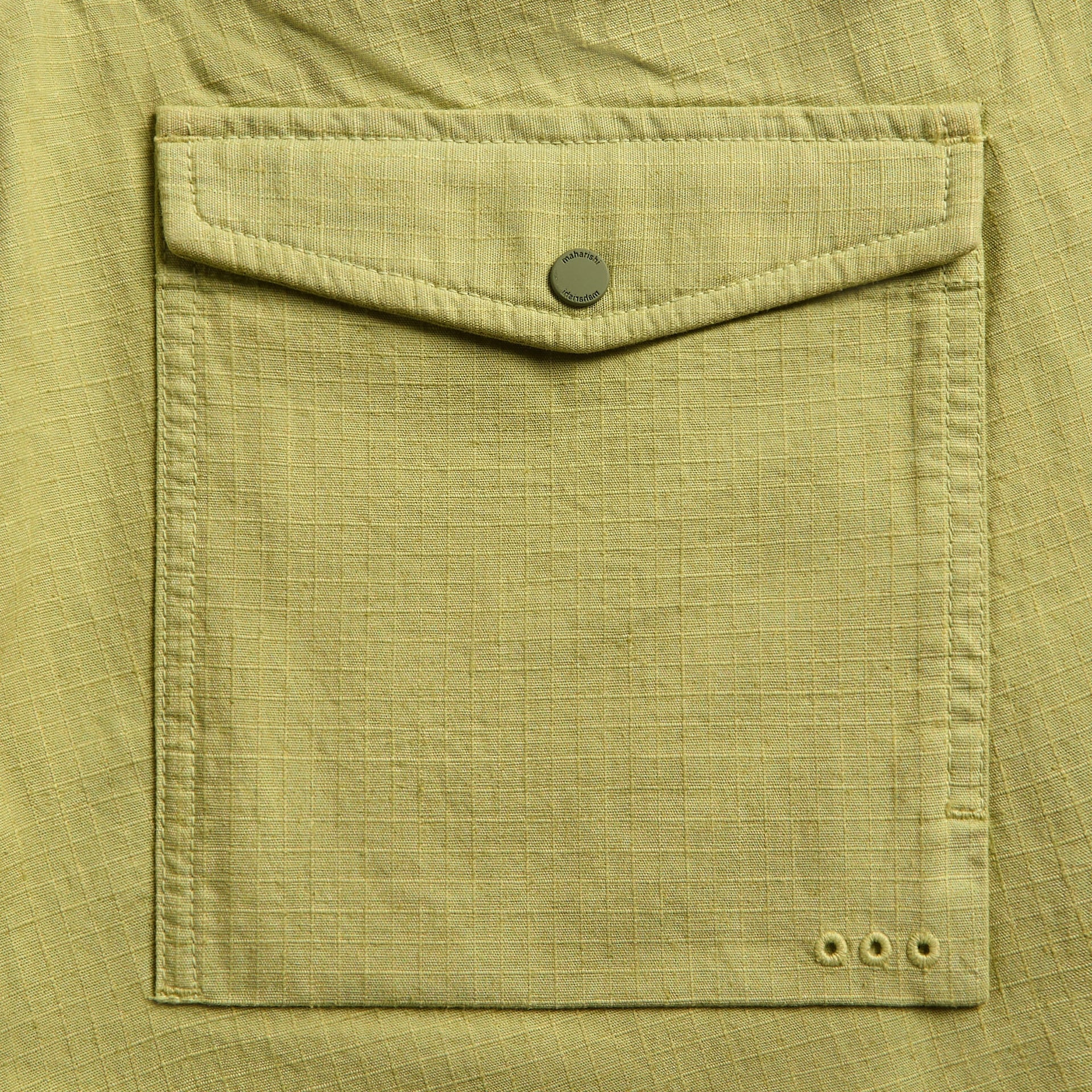 Maharishi 7218 Hemp Ripstop Loose Fit Snopant - Moss Green