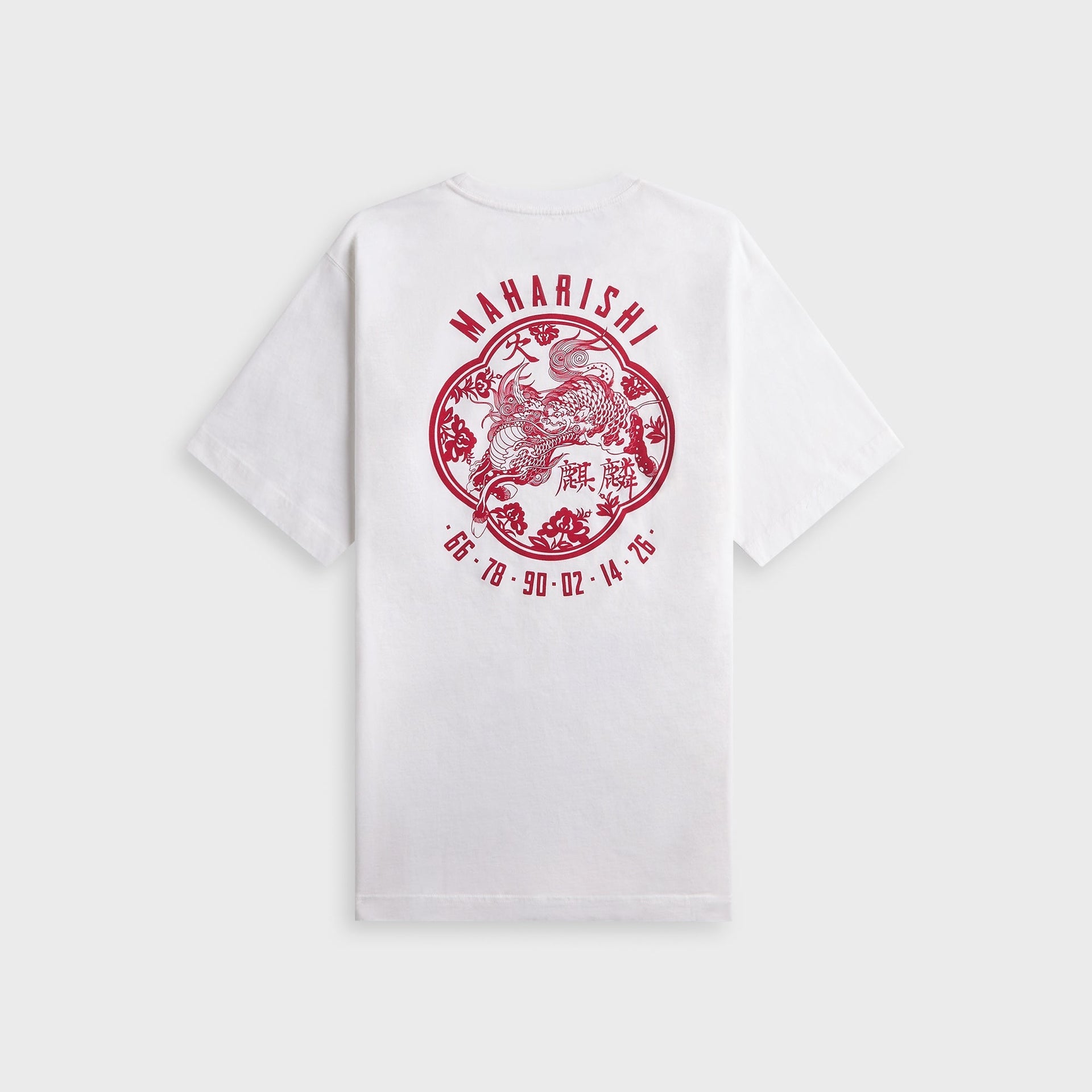 Maharishi 7238 Paper Cut Kirin Tee - White