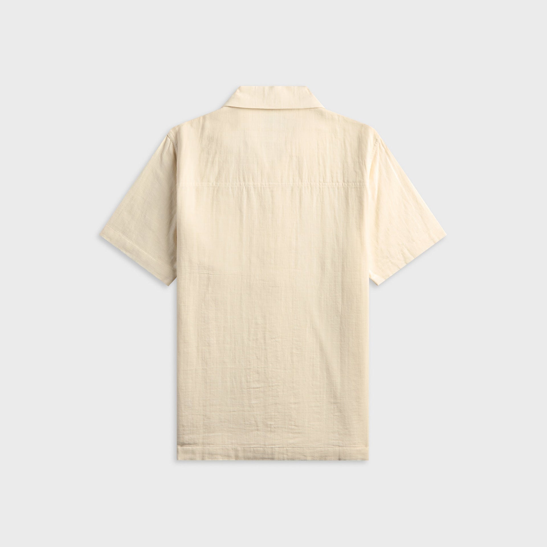 Maharishi 7316 Light Double Voile Cuban Shirt - Ecru