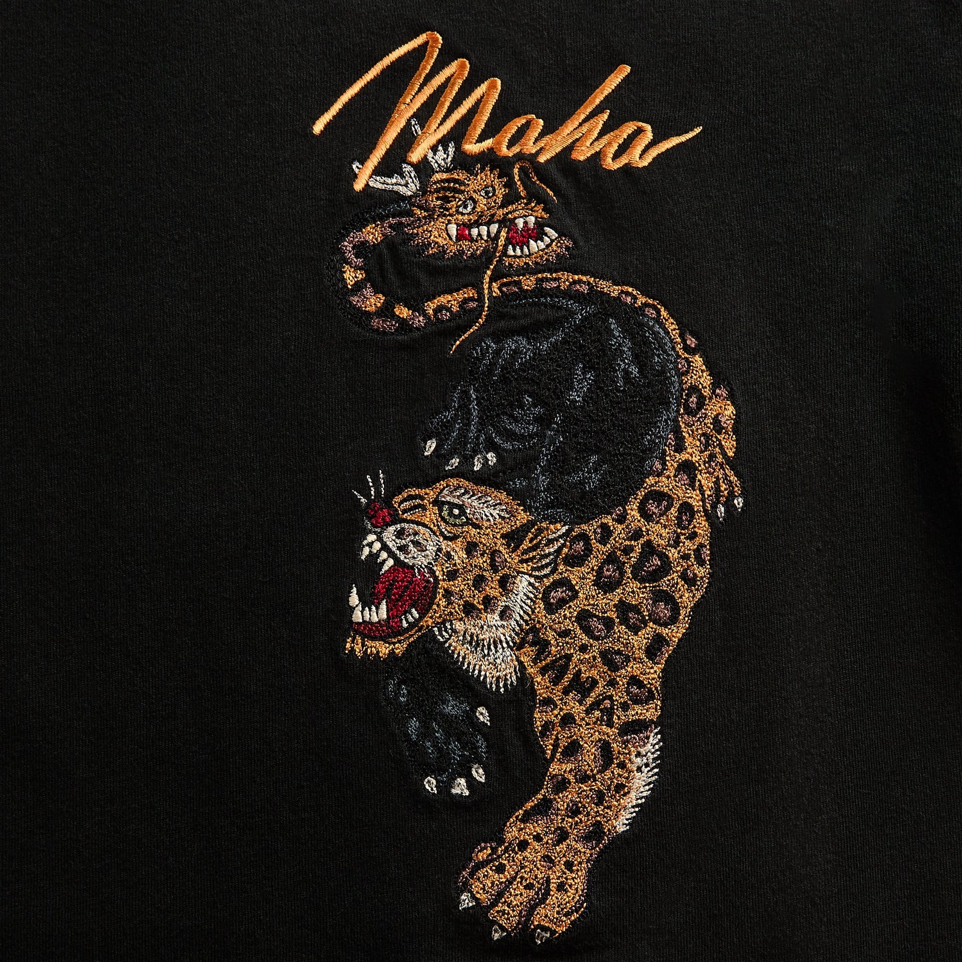 Maharishi 7350 Chimera Panther Tour Short Sleeve Tee - Black