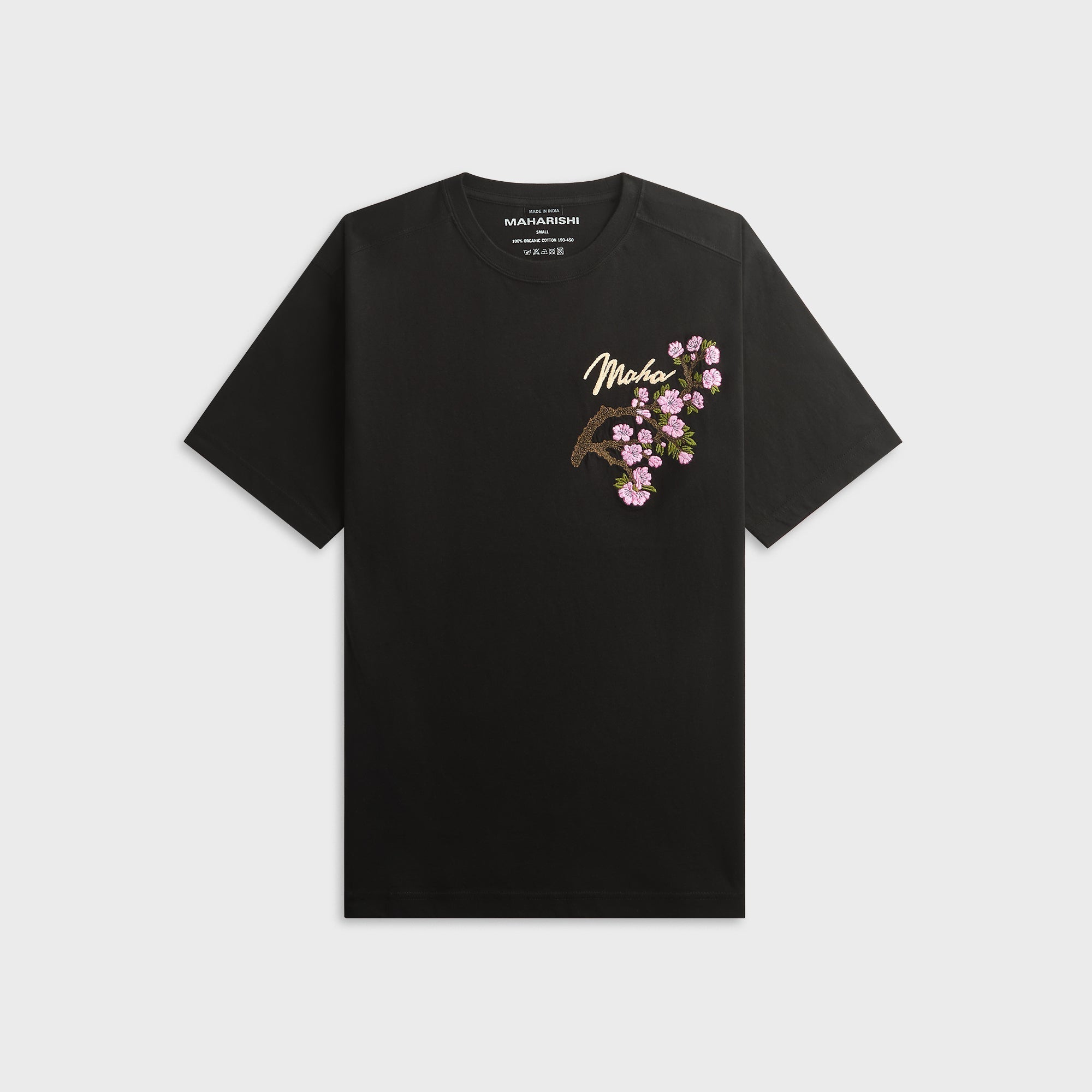 Maharishi 7352 Sakura Serenity Short Sleeve Tee - Black – Kith