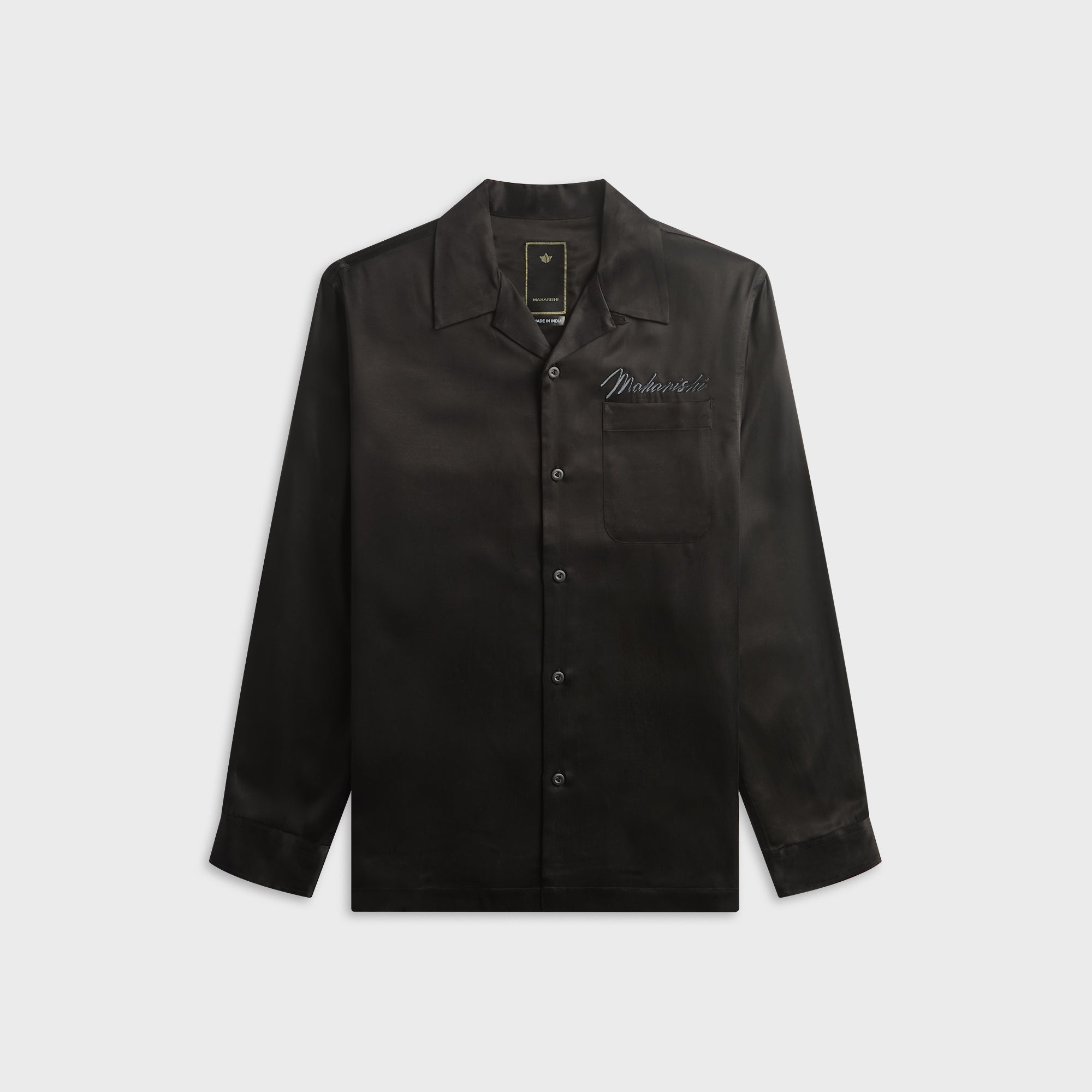 Maharishi 7365 Ascending Dragon Cupro Shirt - Black – Kith