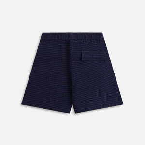 Maharishi Noragi Loose Asymmetrical Track Short - Indigo