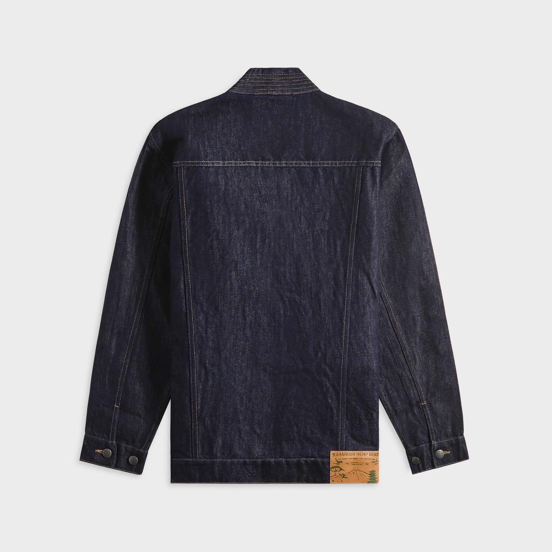 Maharishi 6059 Maha Hemp Denim Kimono - Indigo