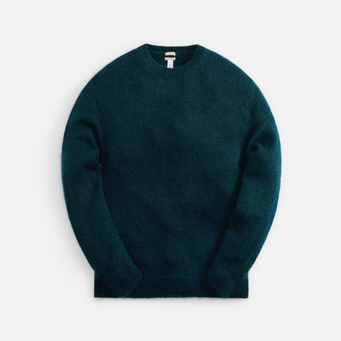 Massimo Alba Alder Sweater Mohair Silk - Teal