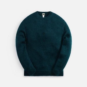 Massimo Alba Alder Sweater Mohair Silk - Teal