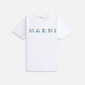 Marni Gingham Jersey Tee - Lily White