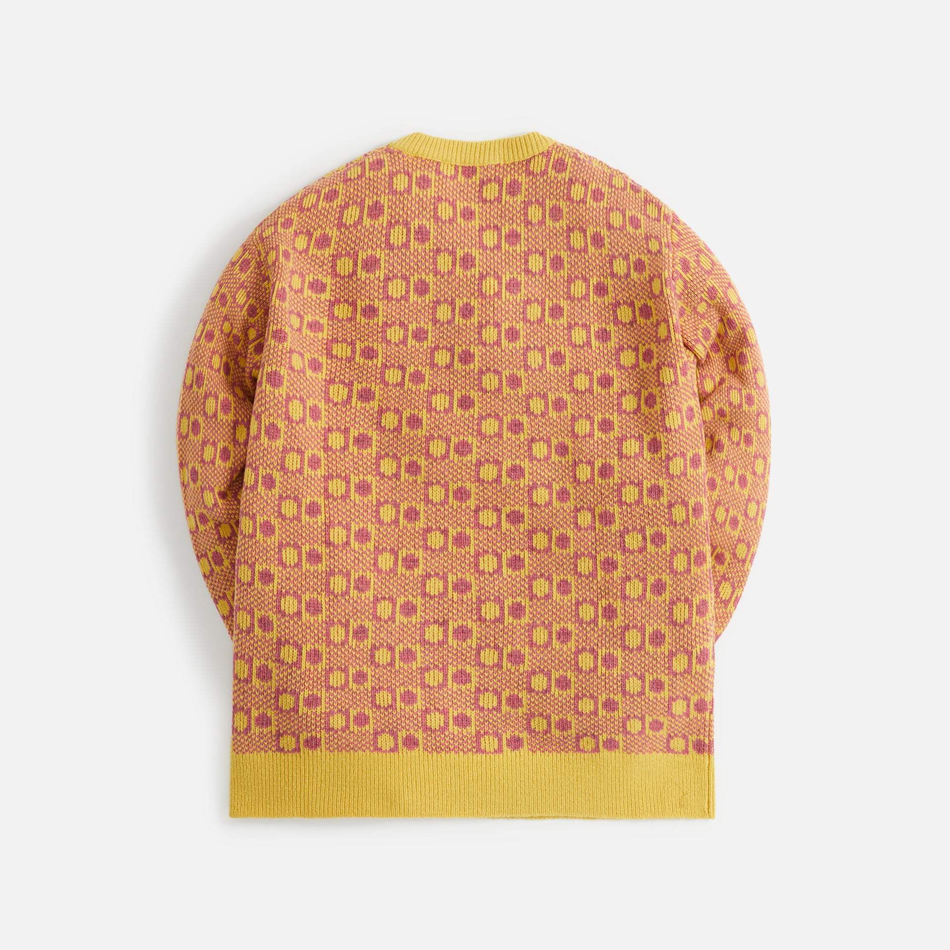 Marni Jacquard Shetland Wool Roundneck - Cassis