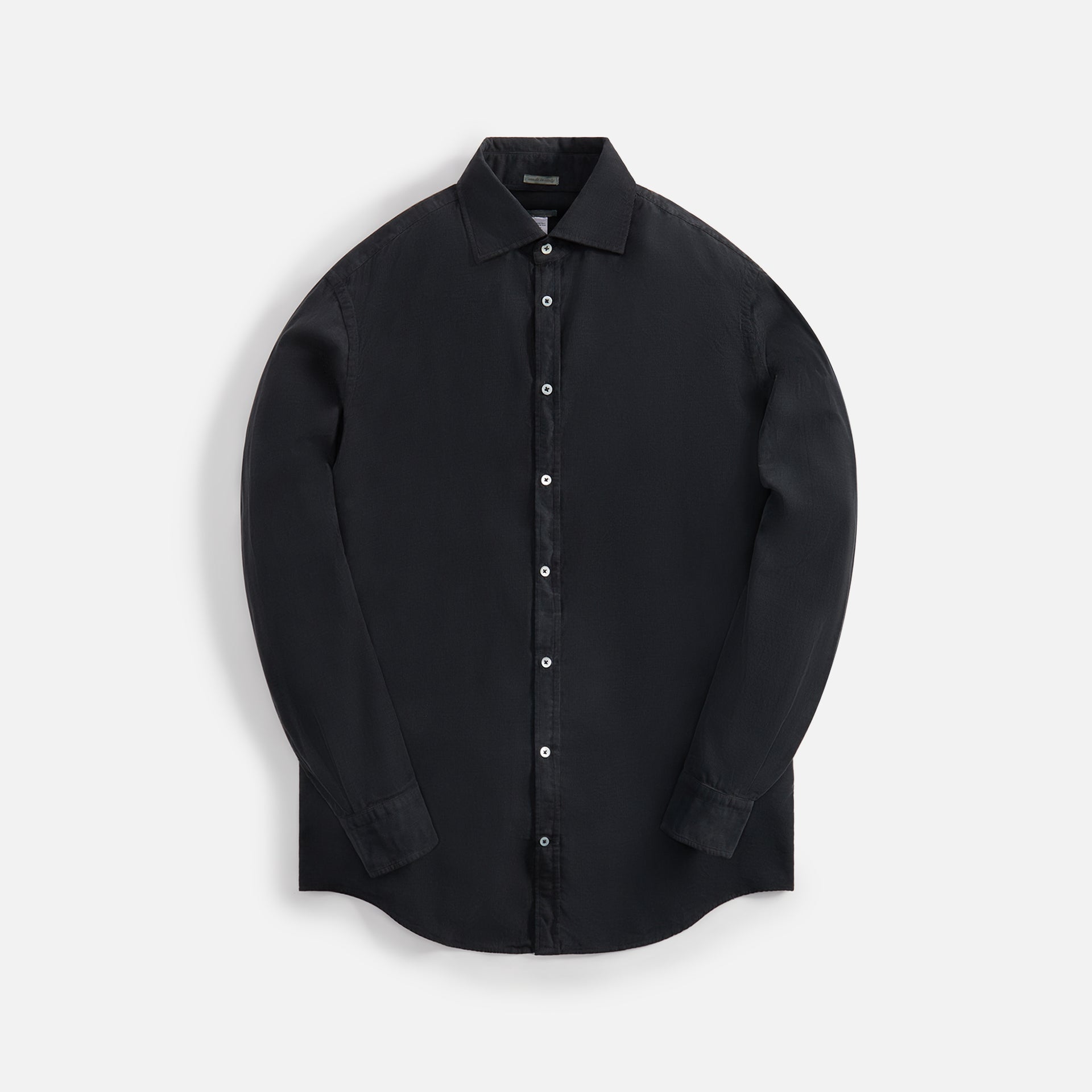 Massimo Alba Genova Baby Corduroy Shirt - Nero Lavato