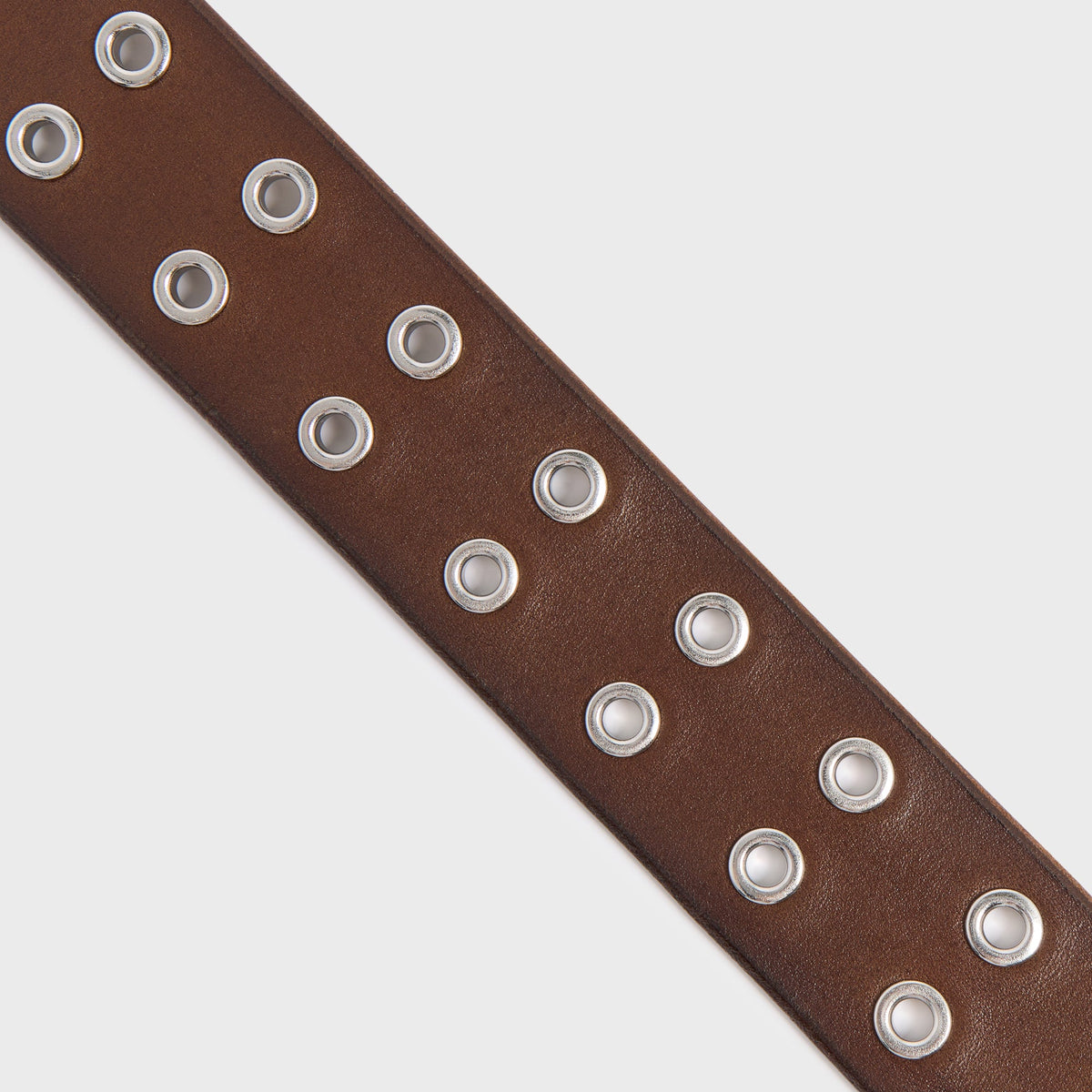 Maximum Henry Double Eyelet Belt - Dark Brown