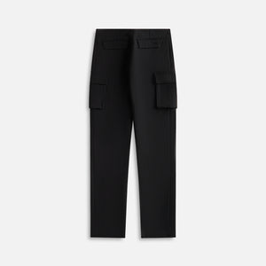 MISBHV Office Pinstripe Low Rise Cargo Trousers - Black