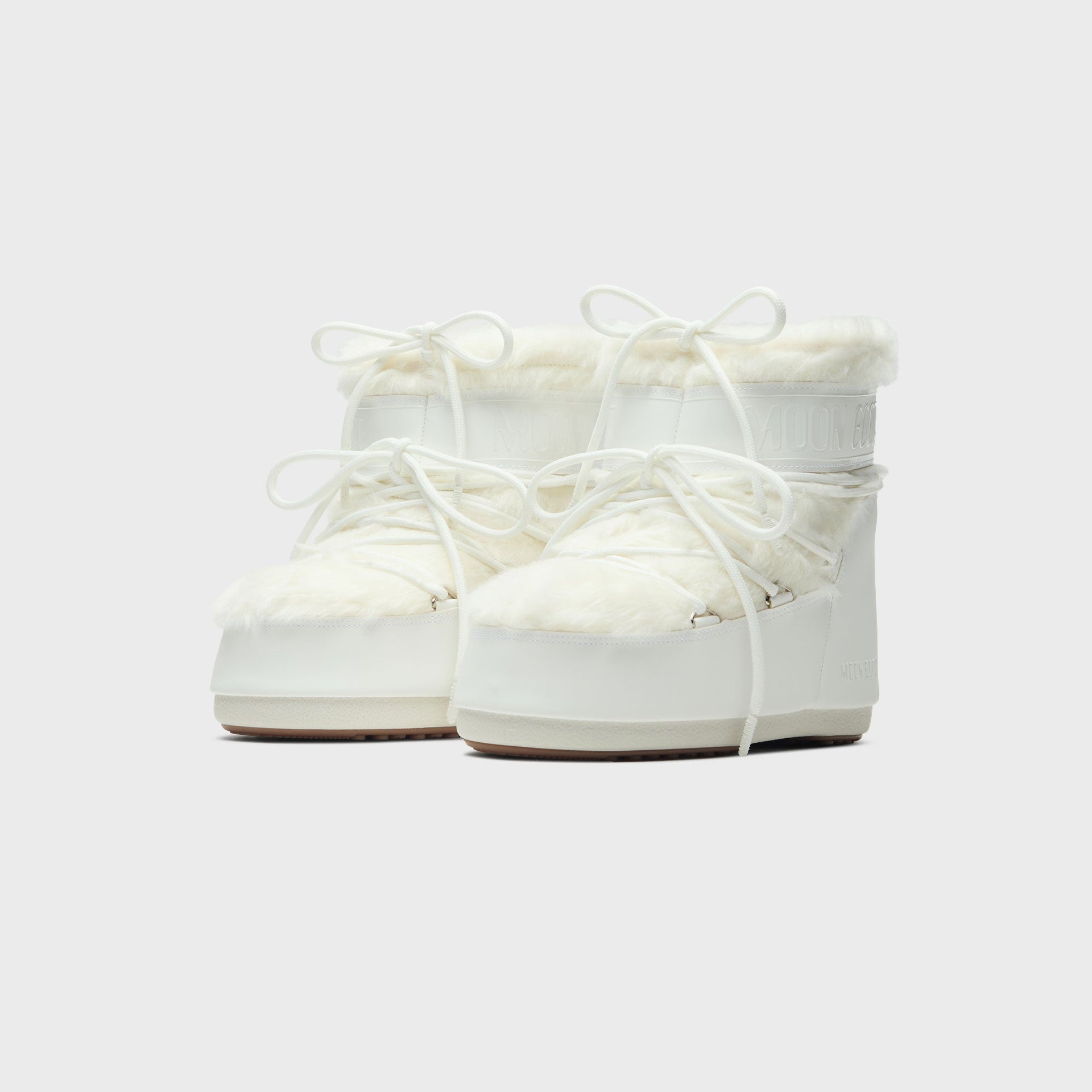 Moon Boot WMNS Icon Low Faux Fur Boots - White