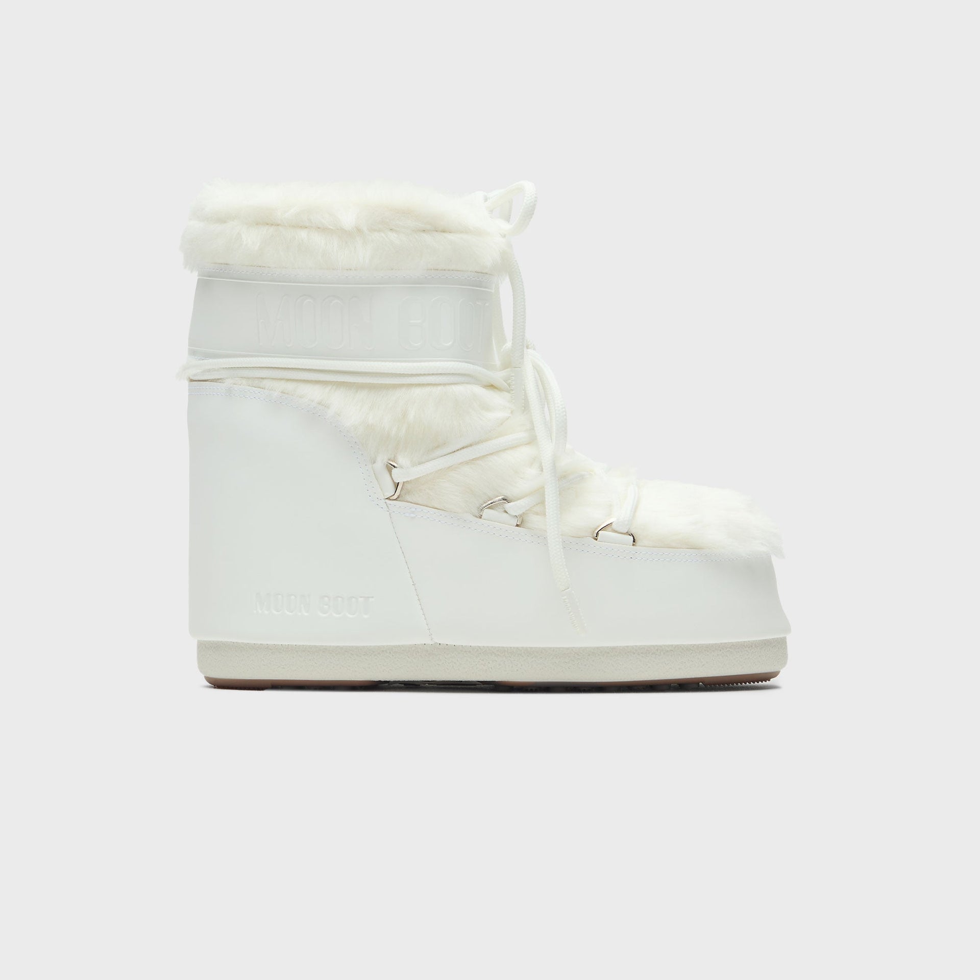 Moon Boot WMNS Icon Low Faux Fur Boots - White