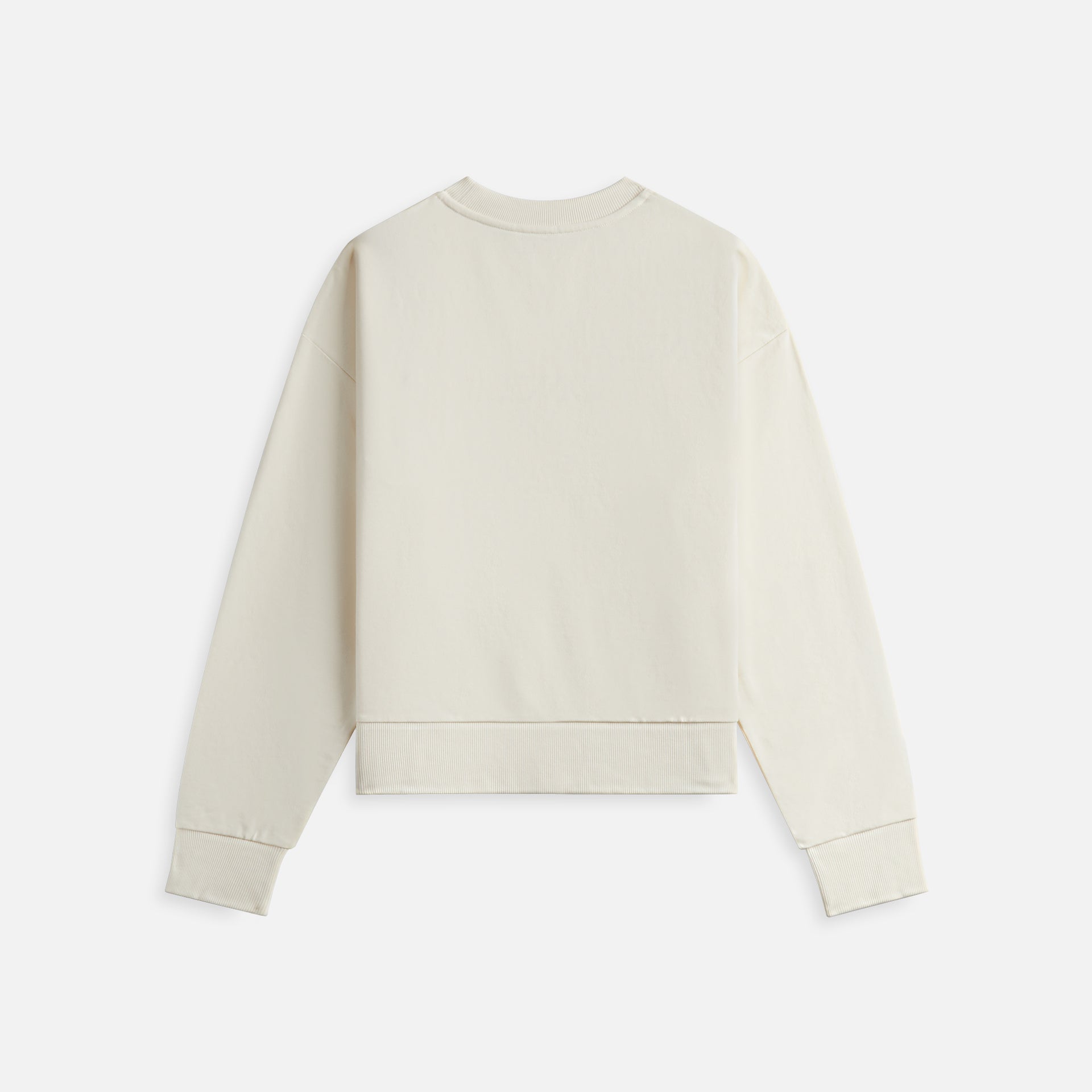 Moncler Embroidered Tonal Logo Cotton Sweatshirt - White