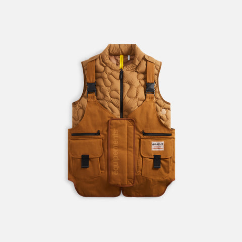 Moncler x Salehe Bembury Sierpinski Vest - Open Brown